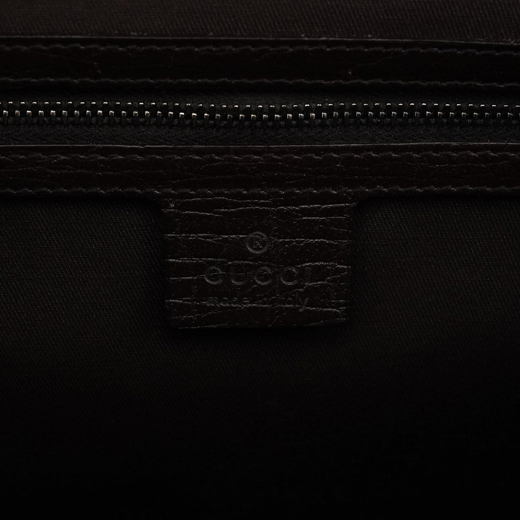 Beige Brown GG Bamboo Bullet Shoulder Bag