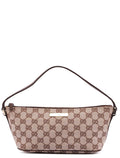 Beige Brown GG Boat Pochette