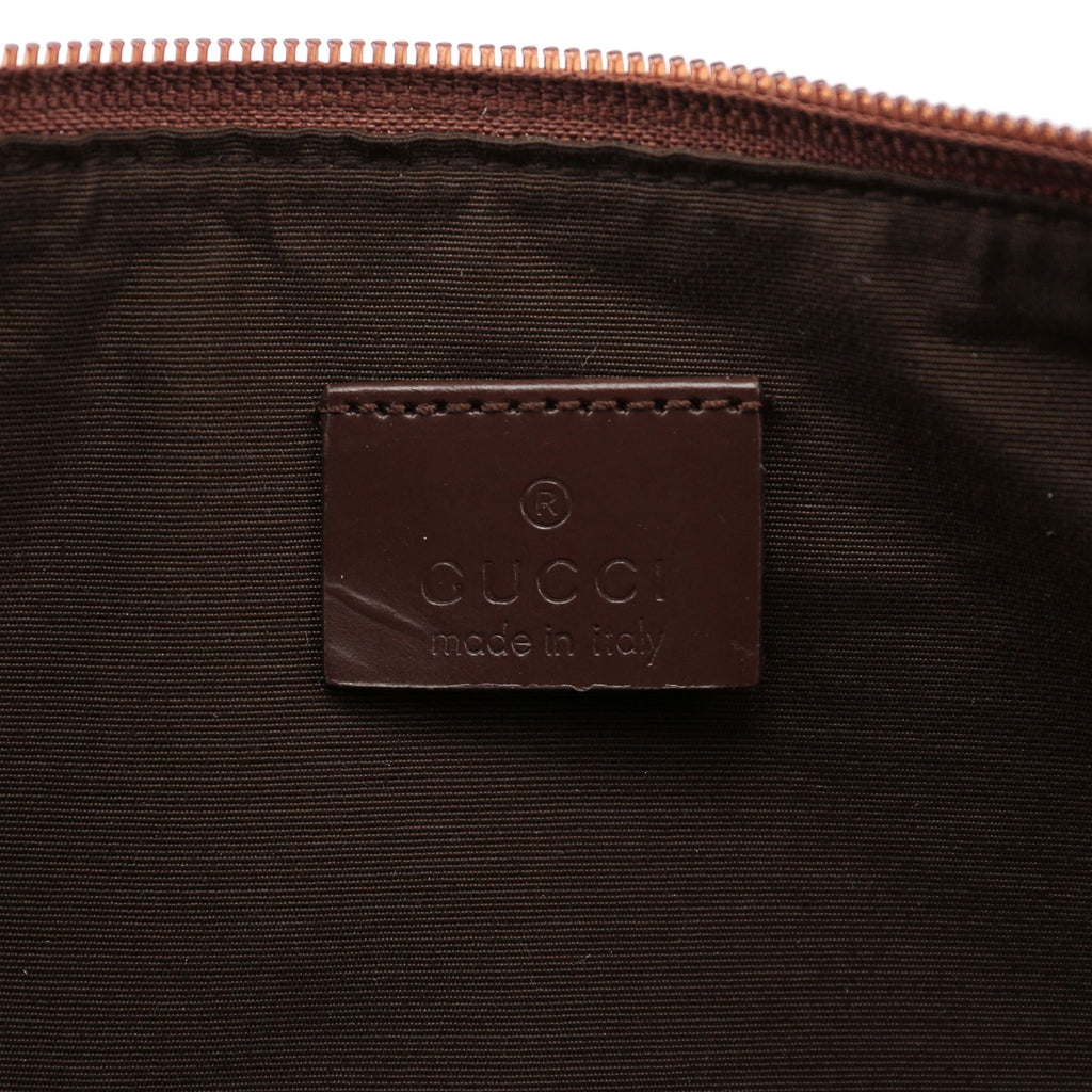 Beige Brown GG Boat Pochette