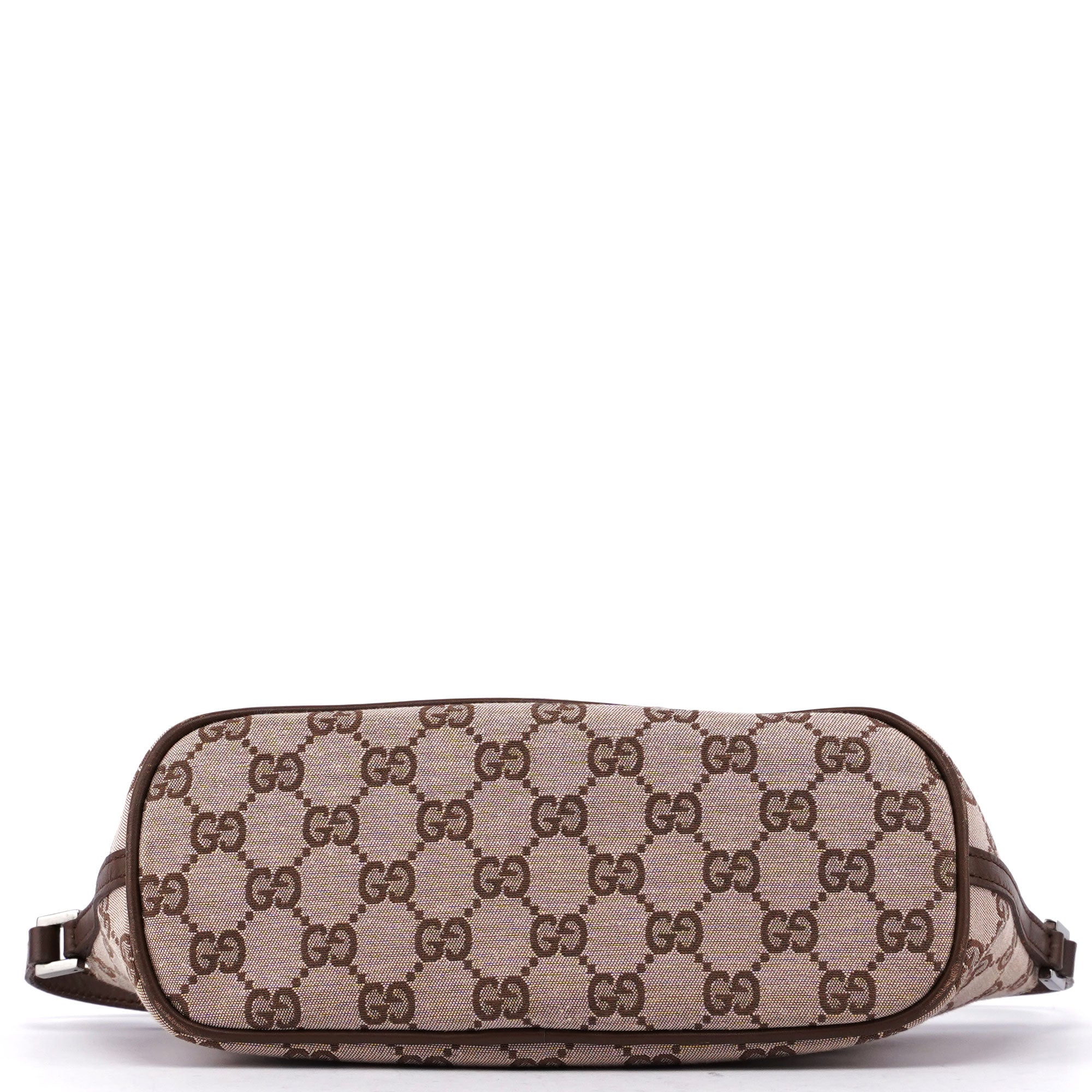 Beige Brown GG Boat Pochette