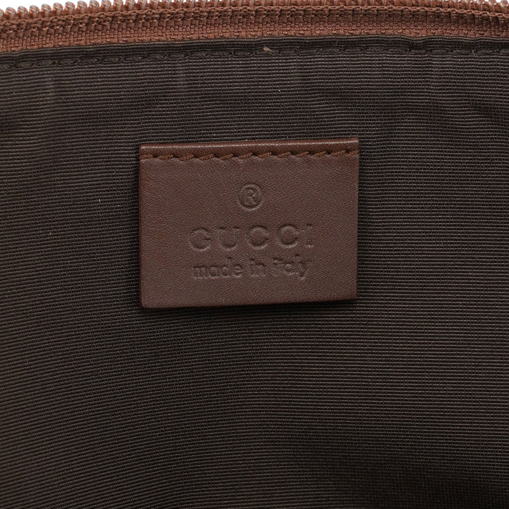 Beige Brown GG Boat Pochette