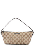 Beige Brown GG Boat Pochette