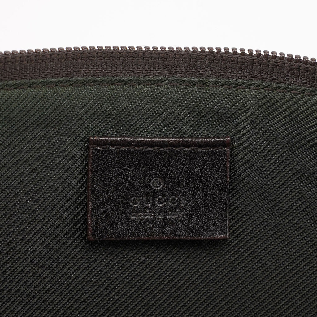Beige Brown GG Boat Pochette