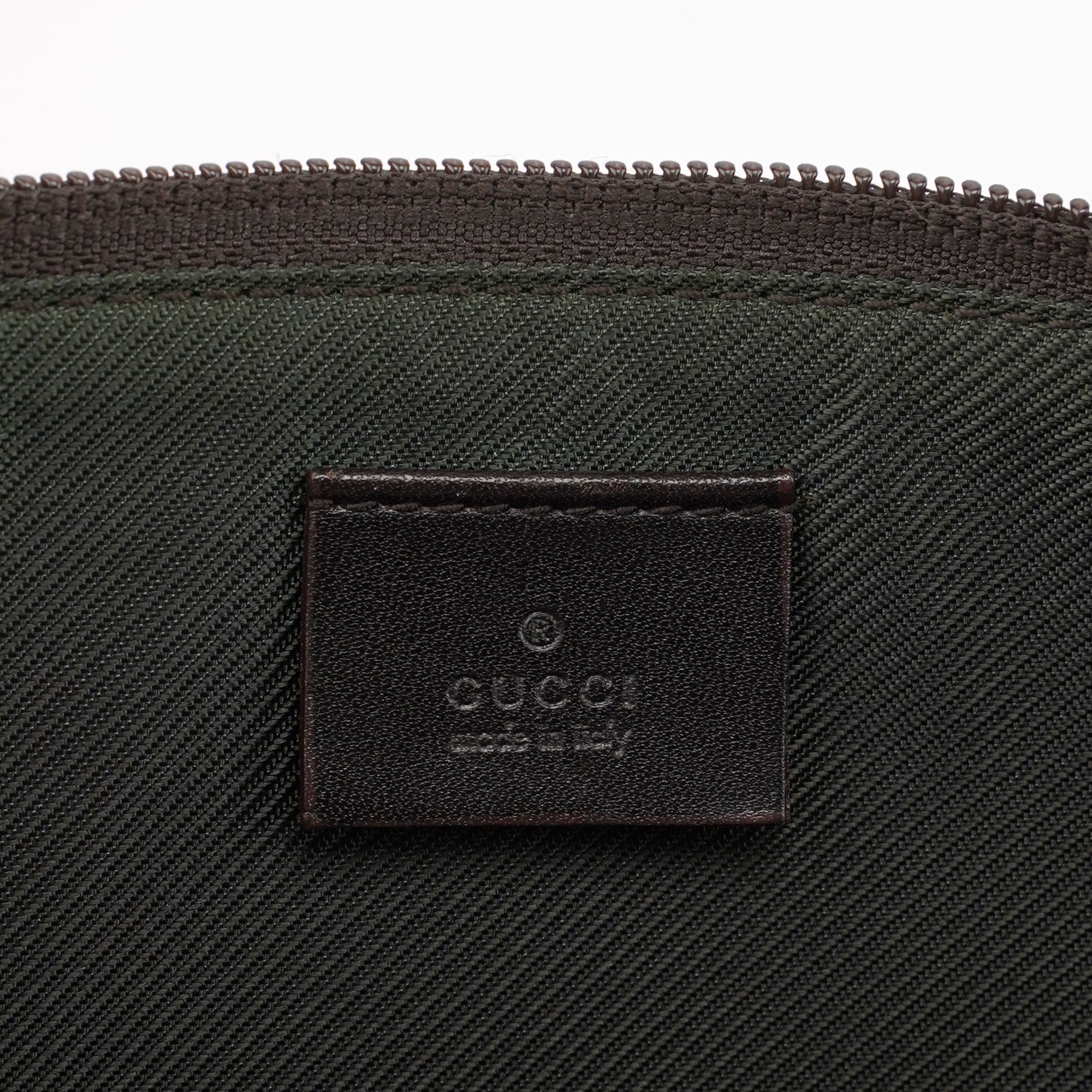Beige Brown GG Boat Pochette