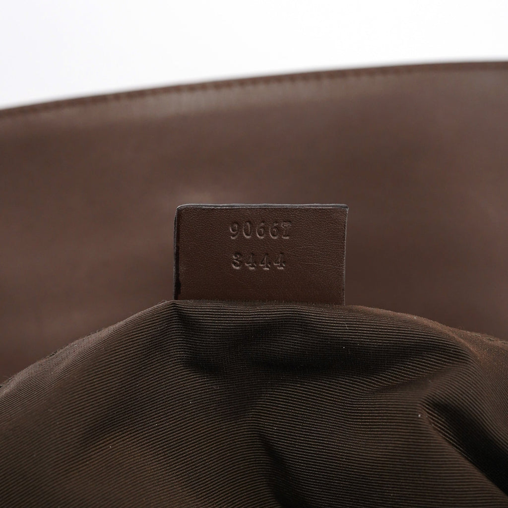 Beige Brown GG Jackie Shoulder Bag