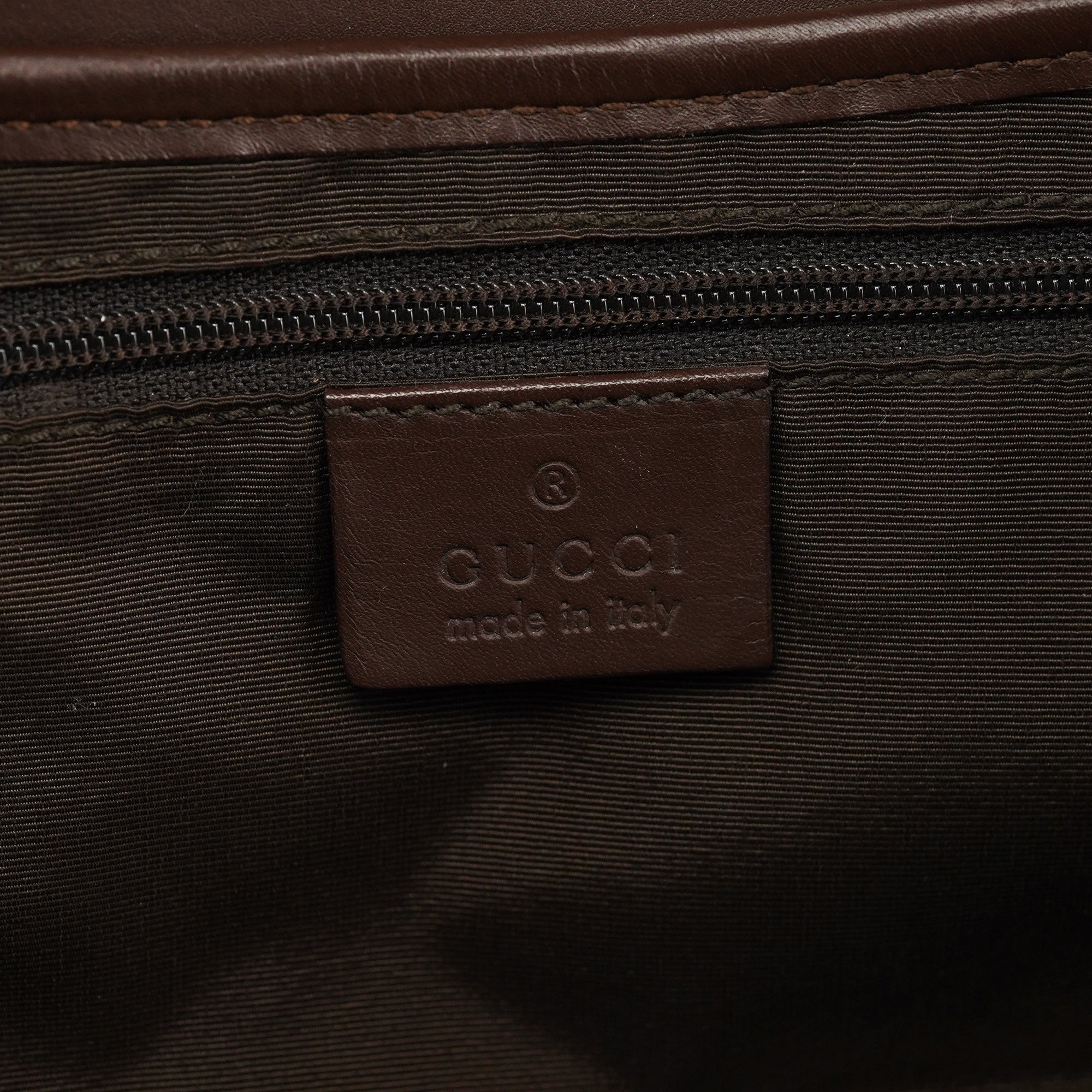 Beige Brown GG Jackie Shoulder Bag