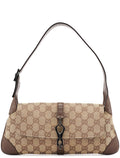 Beige Brown GG Jackie Shoulder Bag