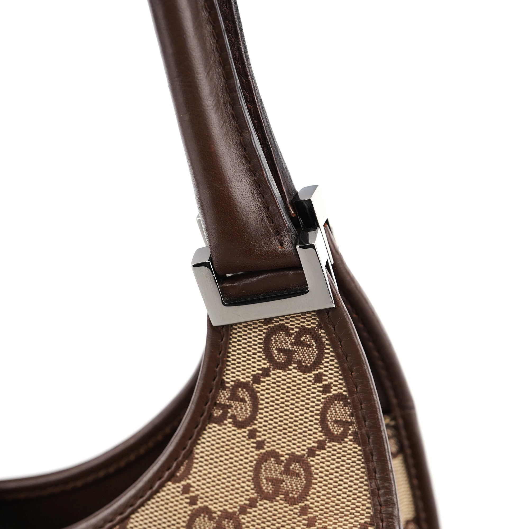 Beige Brown GG Jackie Shoulder Bag