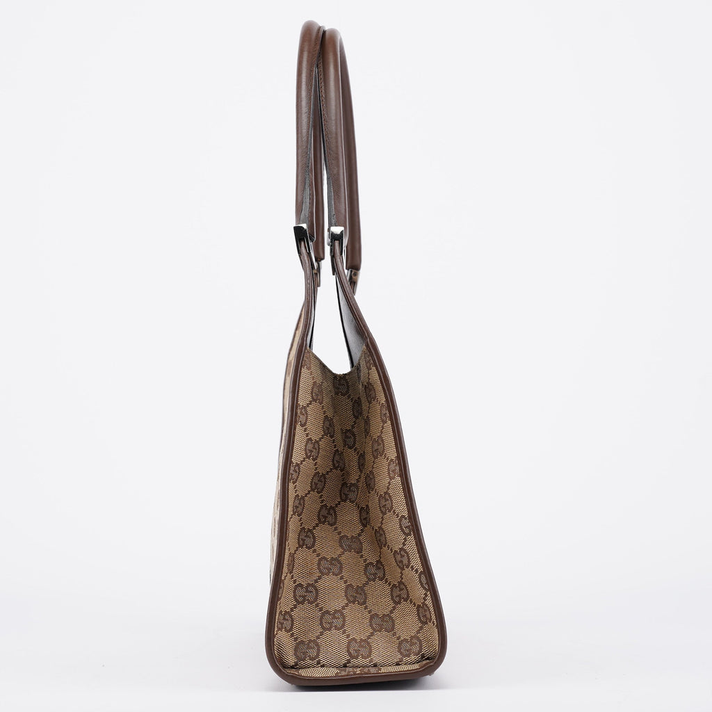 Beige Brown GG Jackie Shoulder Bag