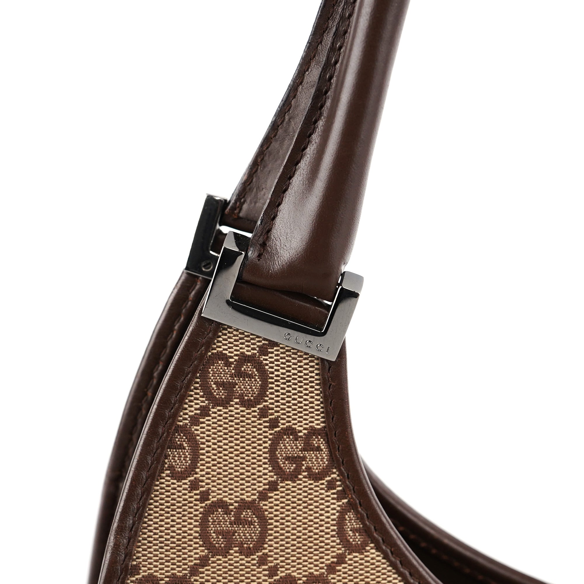 Beige Brown GG Jackie Shoulder Bag
