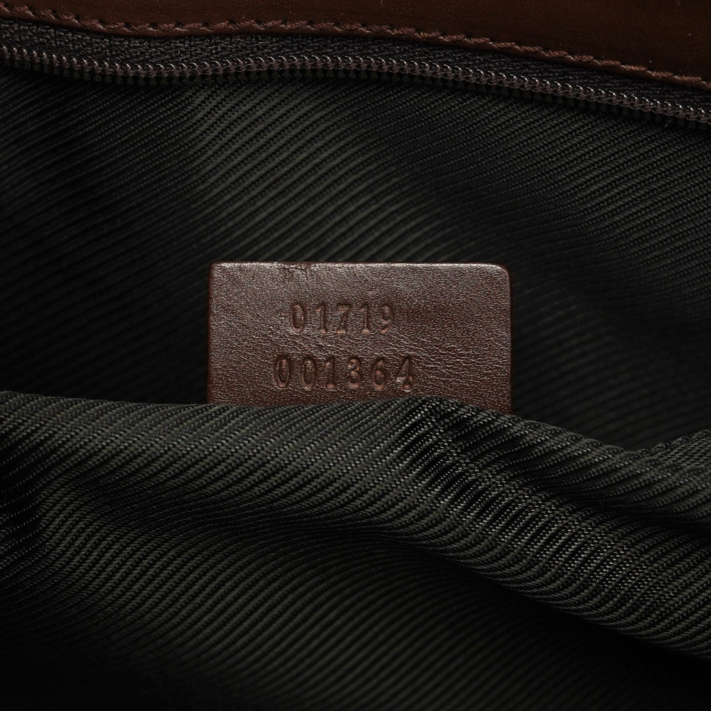 Beige Brown GG Jackie Shoulder Bag