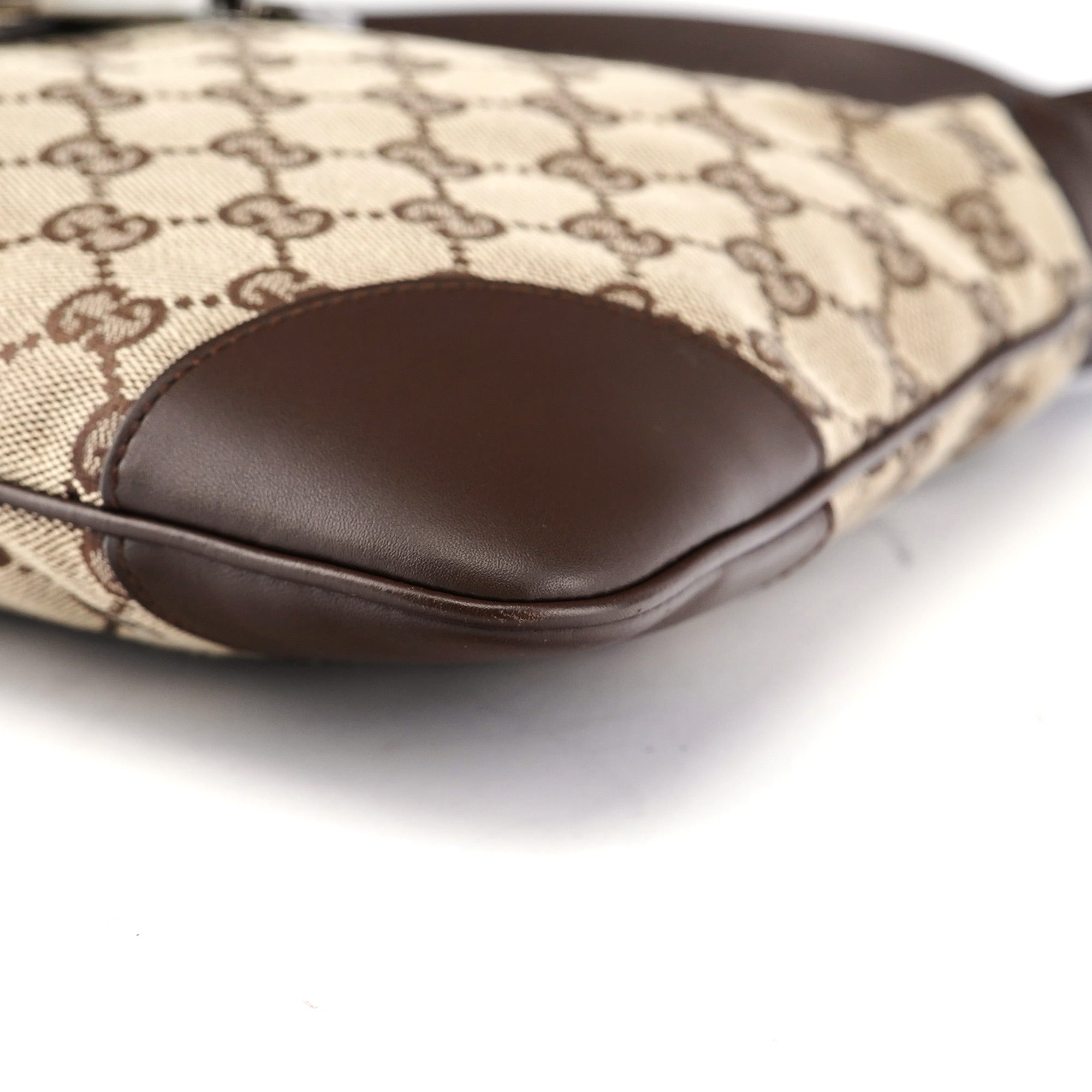Beige Brown GG Jackie Shoulder Bag