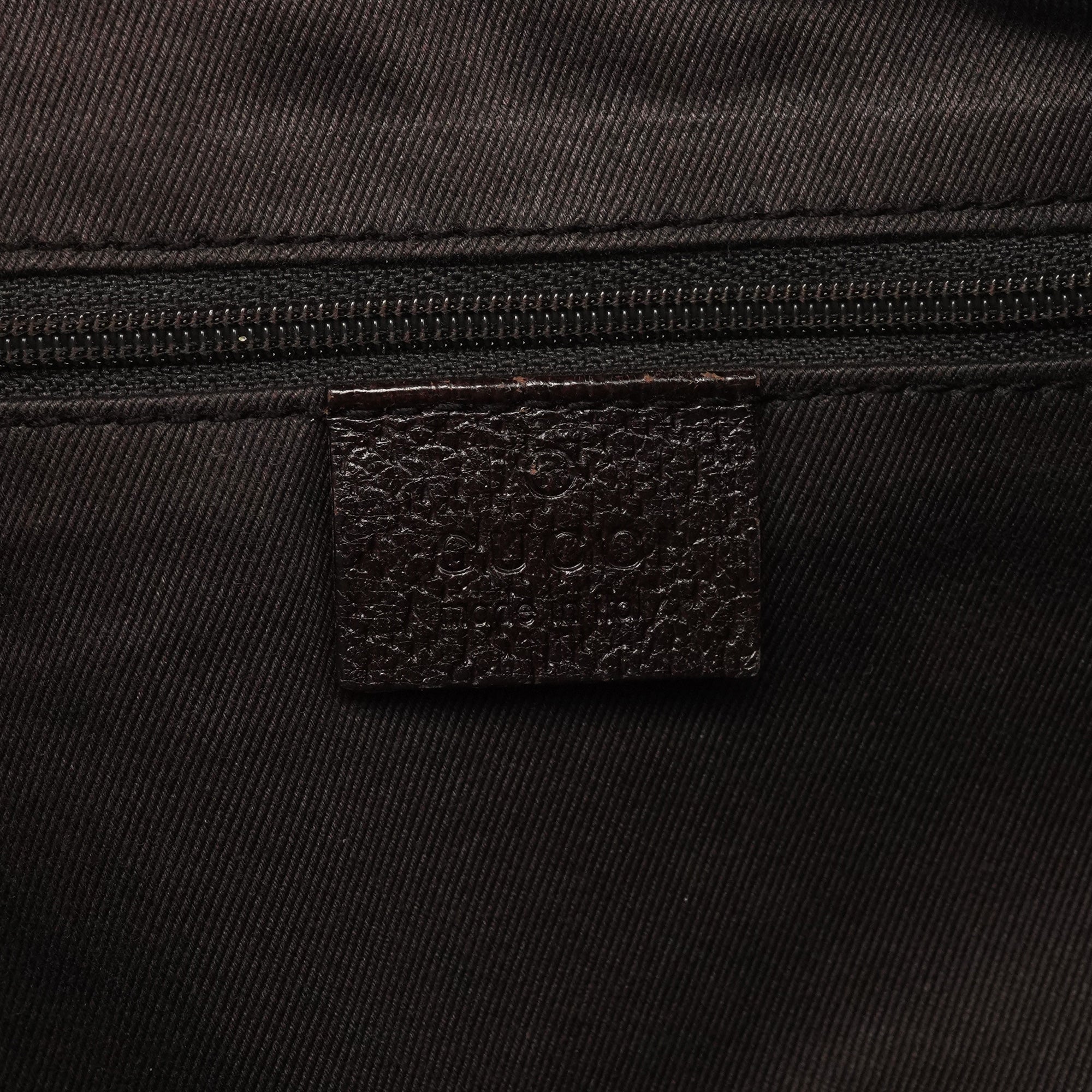 Beige Brown GG Leather Tote Bag