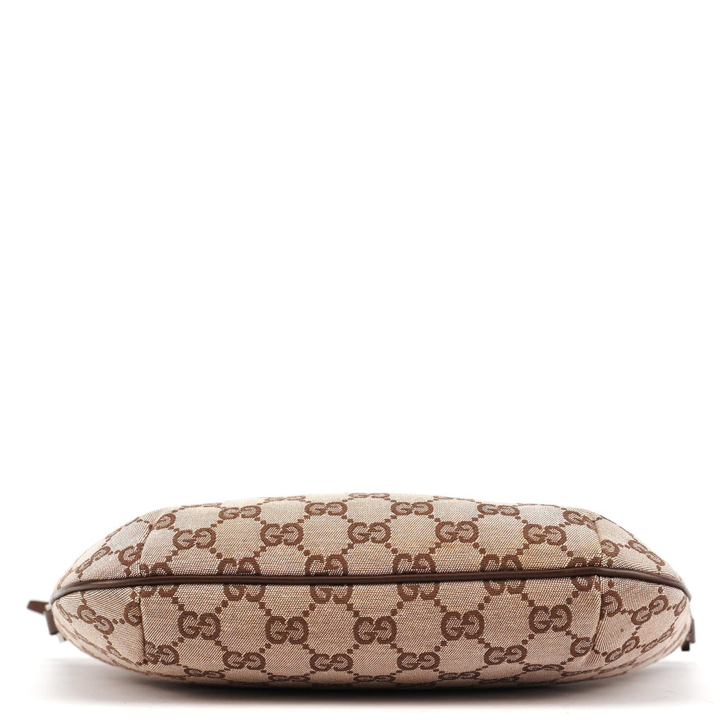 Beige Brown GG Shoulder Bag