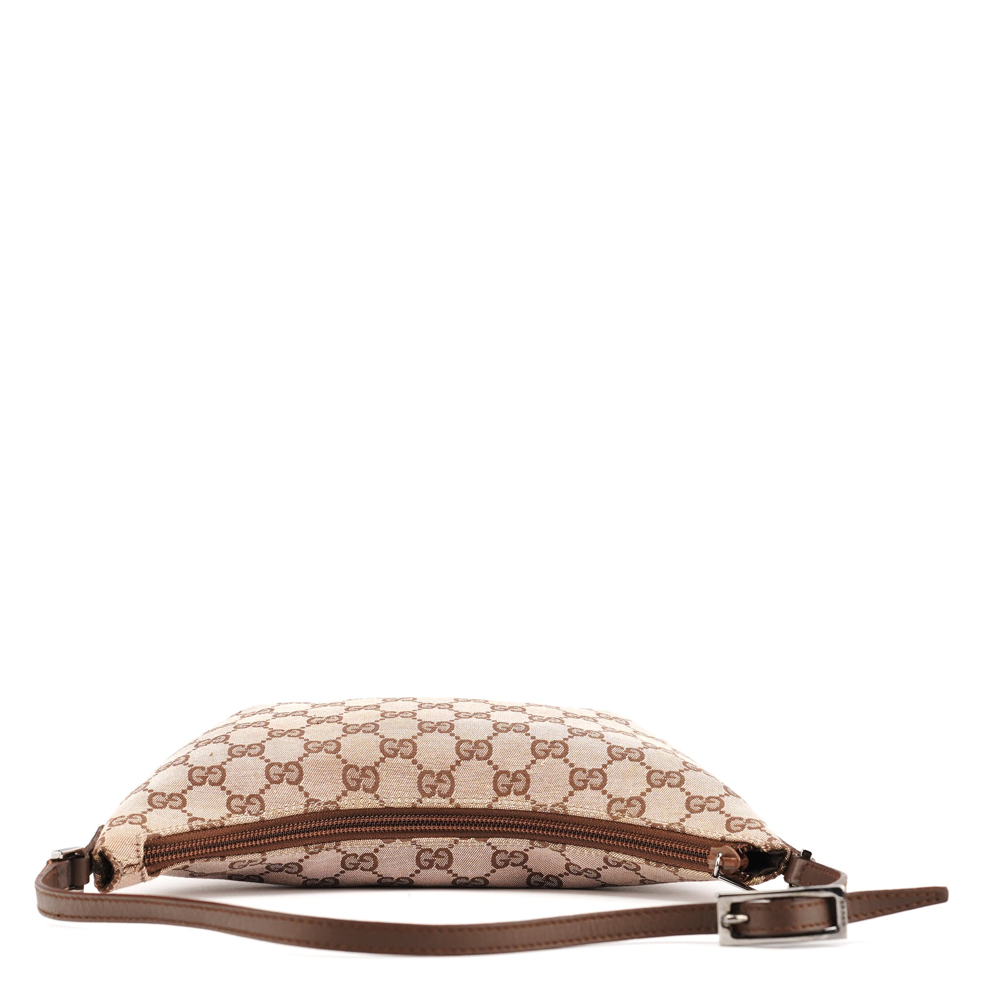 Beige Brown GG Shoulder Bag