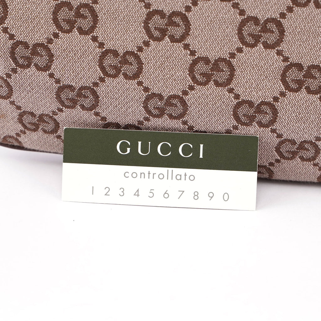 Beige Brown GG Shoulder Bag