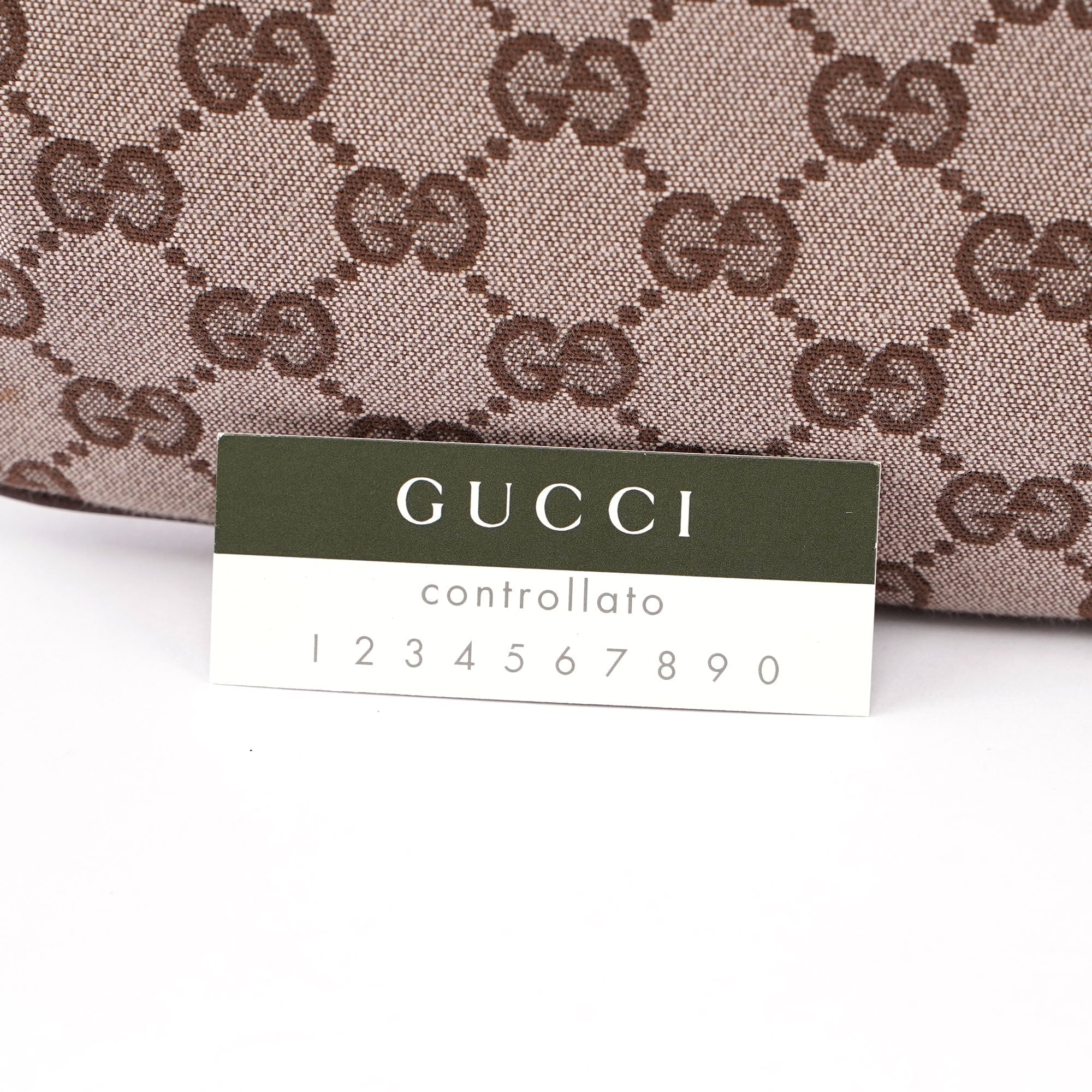 Beige Brown GG Shoulder Bag