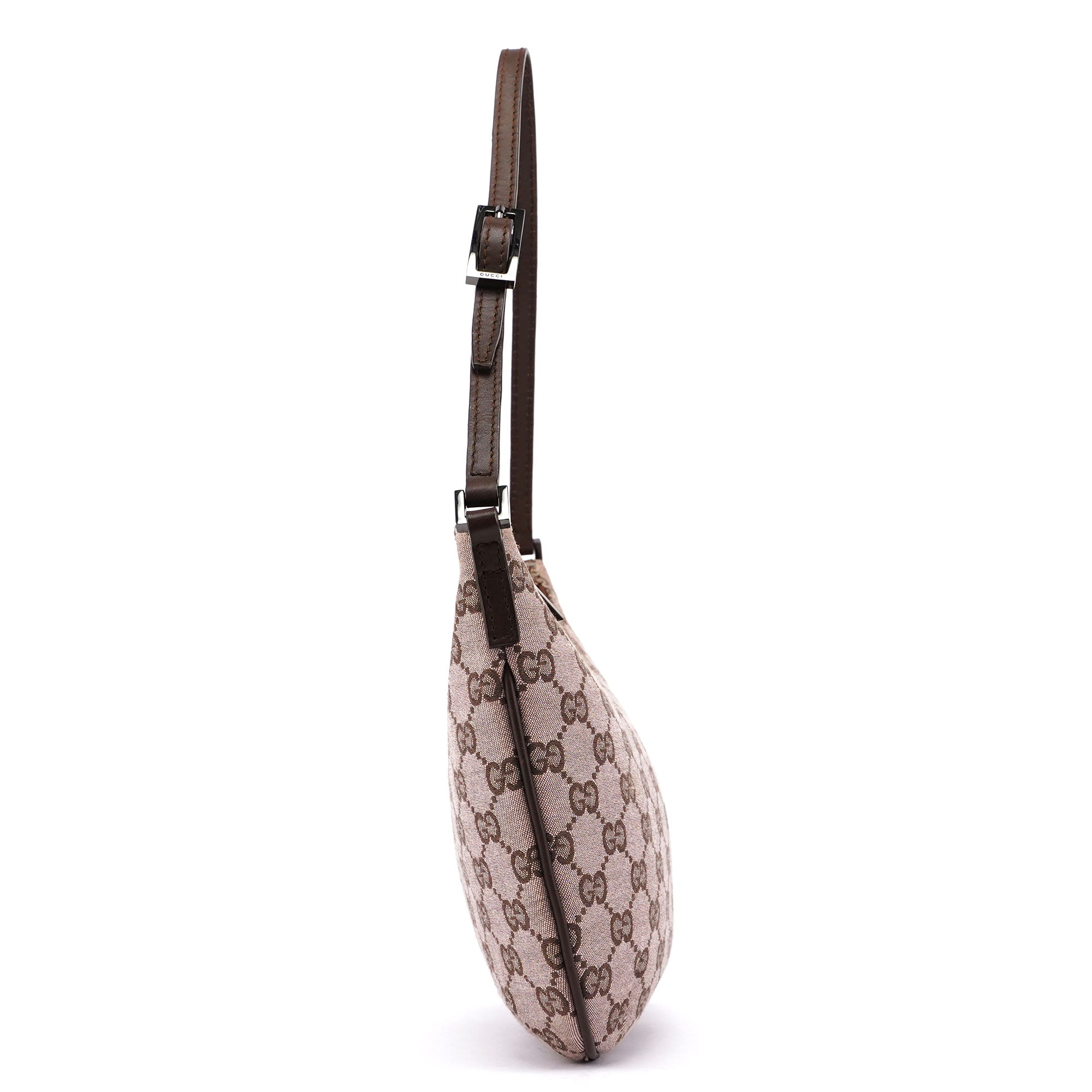 Beige Brown GG Shoulder Bag