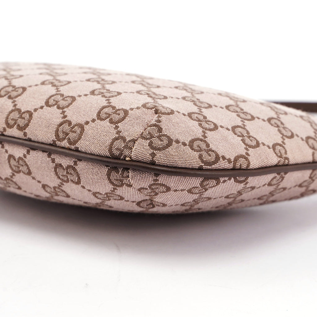 Beige Brown GG Shoulder Bag