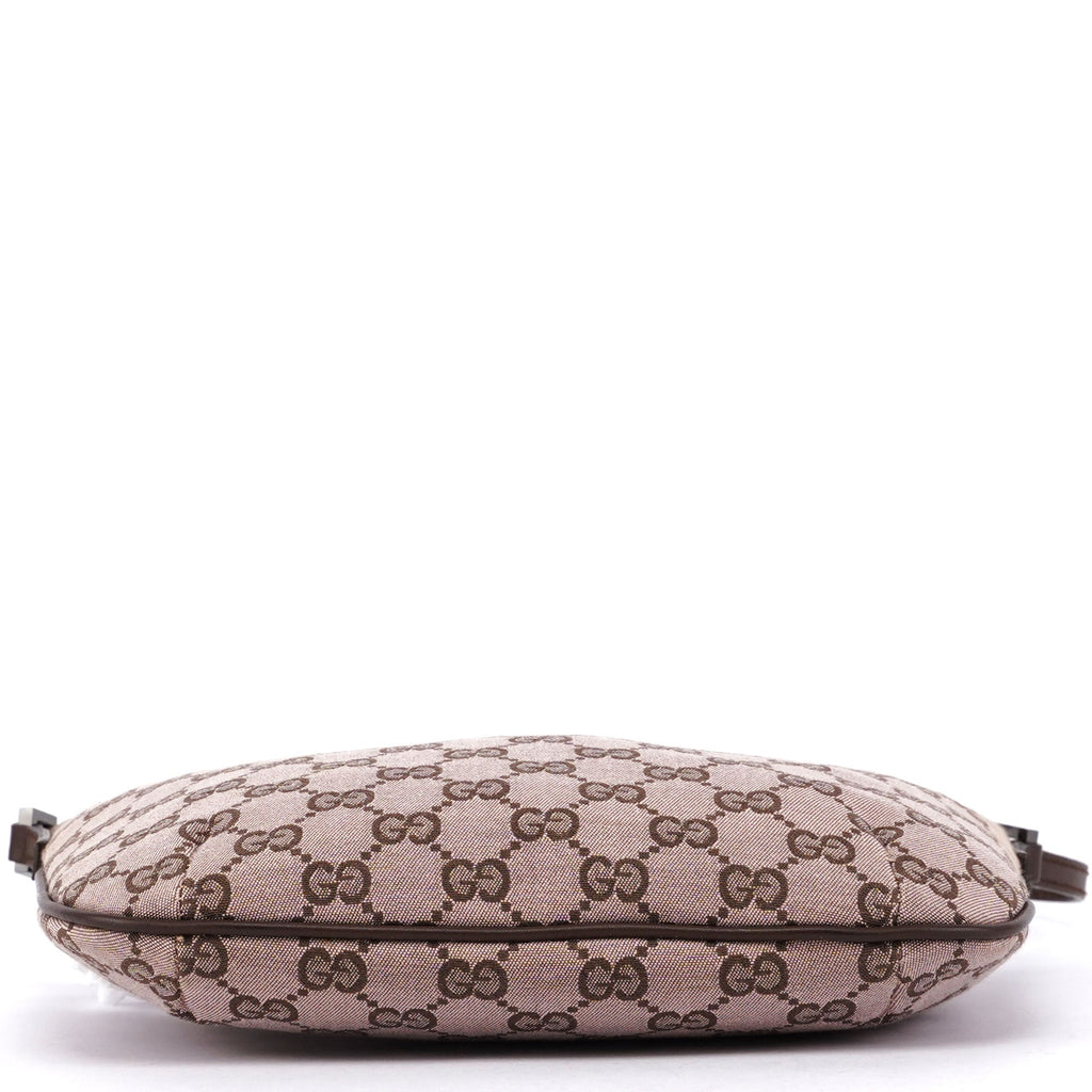 Beige Brown GG Shoulder Bag
