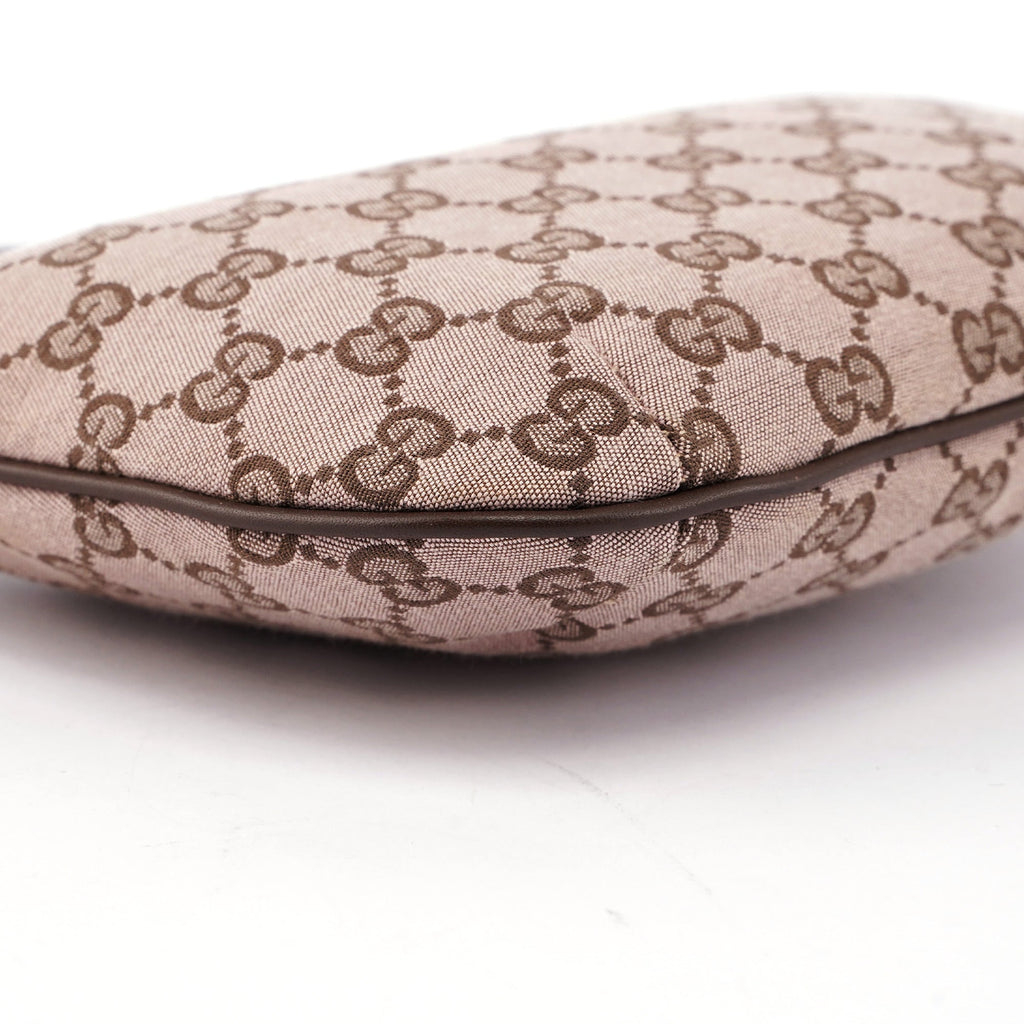 Beige Brown GG Shoulder Bag