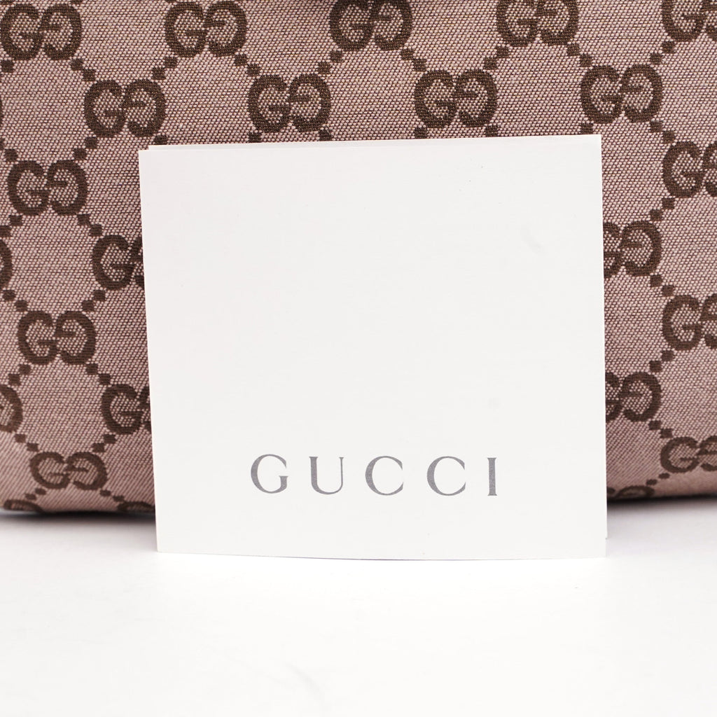 Beige Brown GG Shoulder Bag