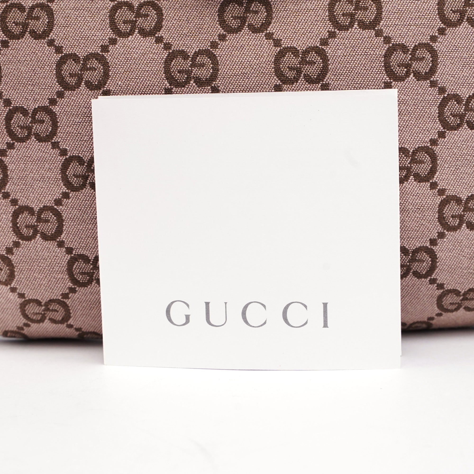 Beige Brown GG Shoulder Bag