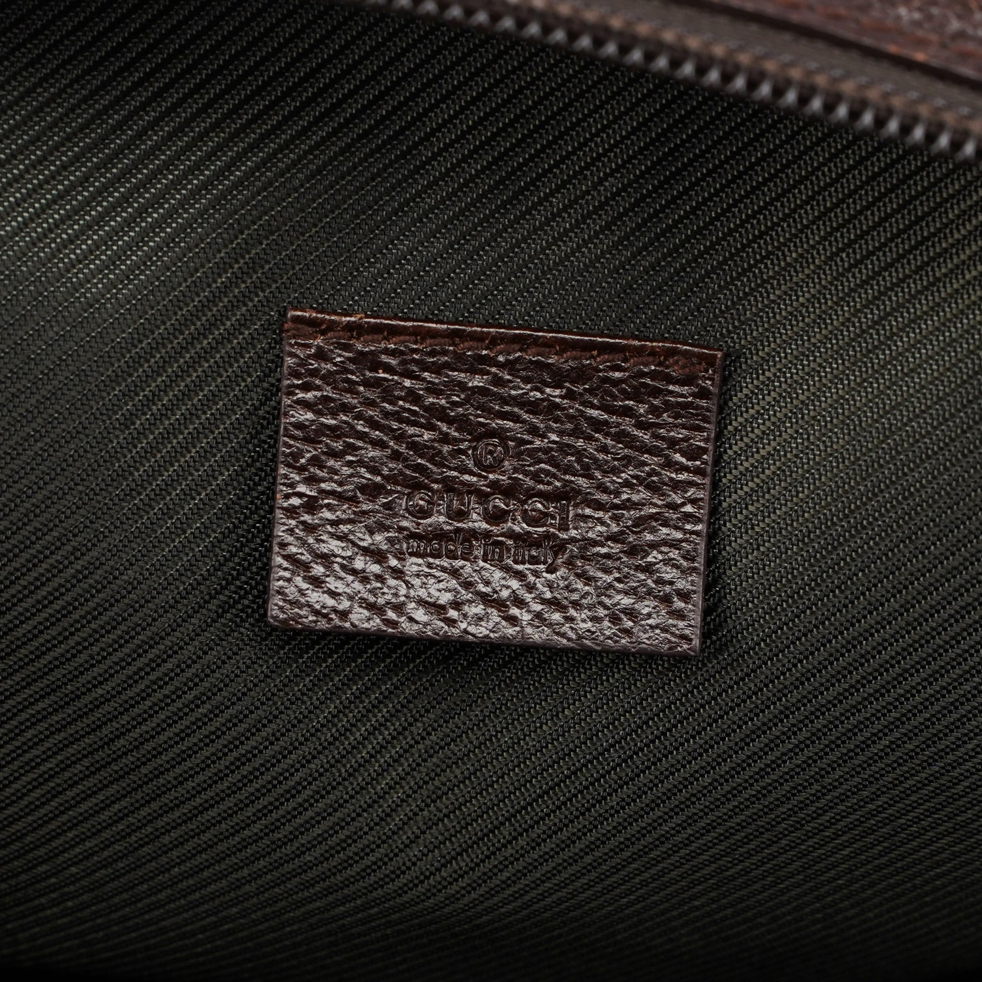 Beige Brown GG Small Bowling Bag