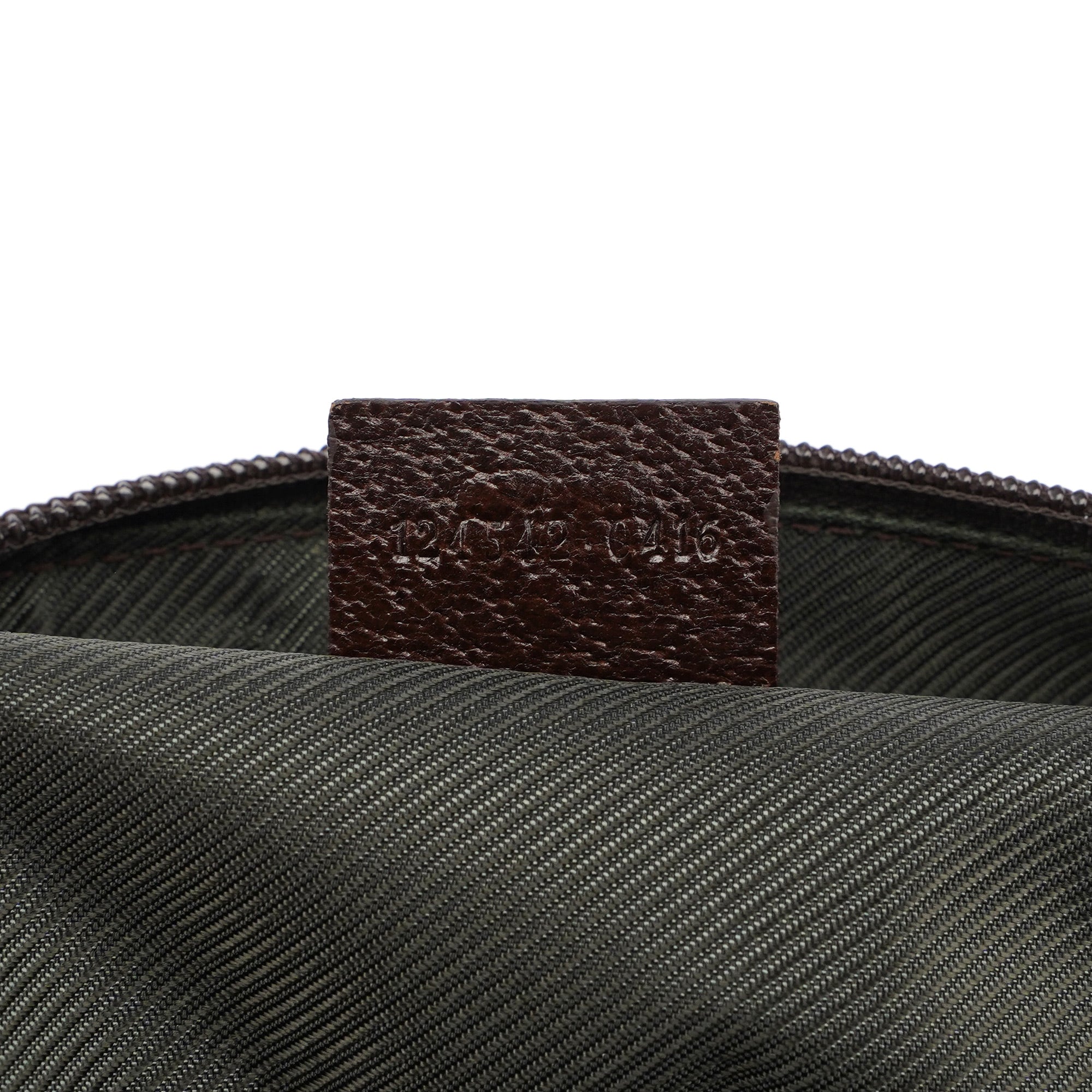 Beige Brown GG Small Bowling Bag