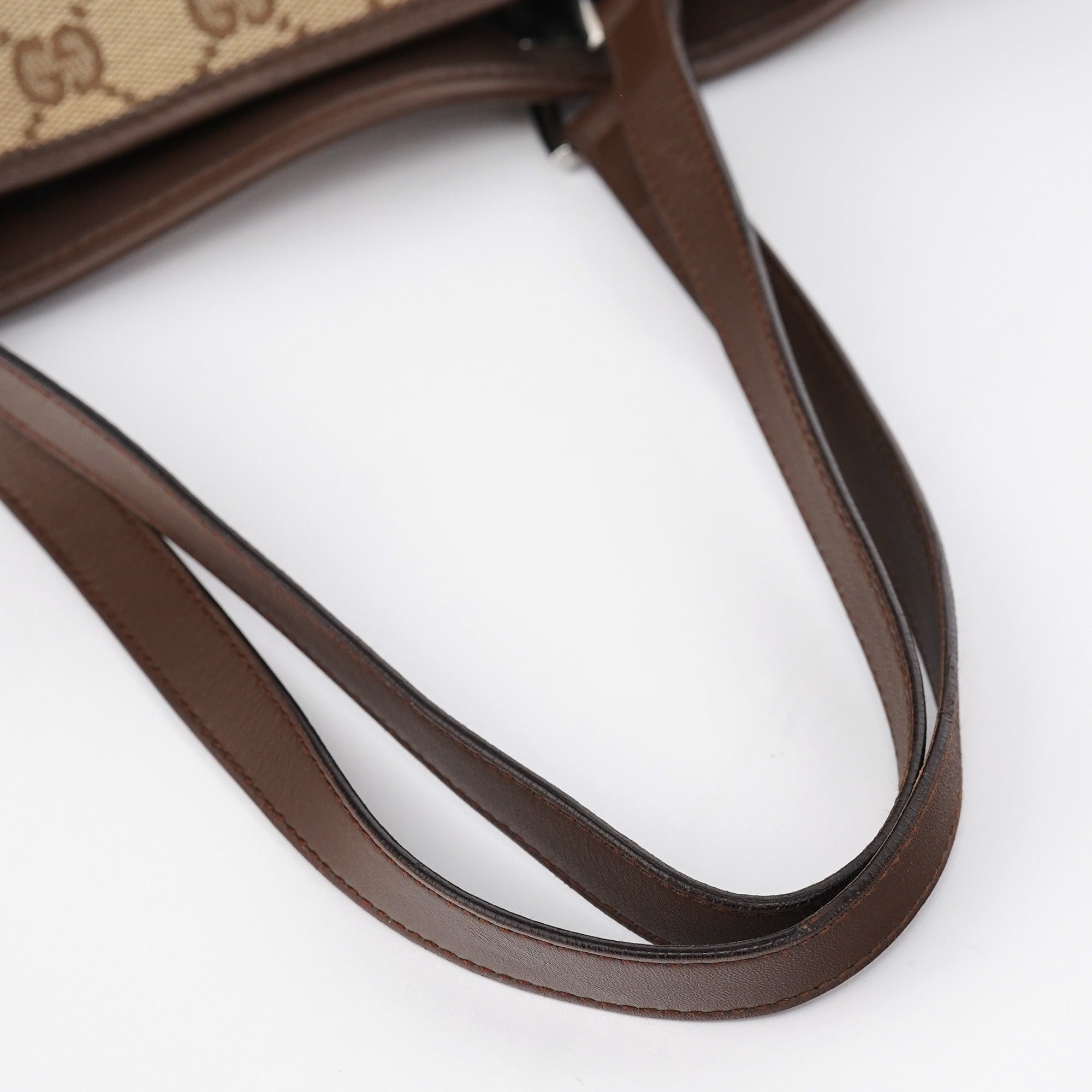Beige Brown GG Tote Bag