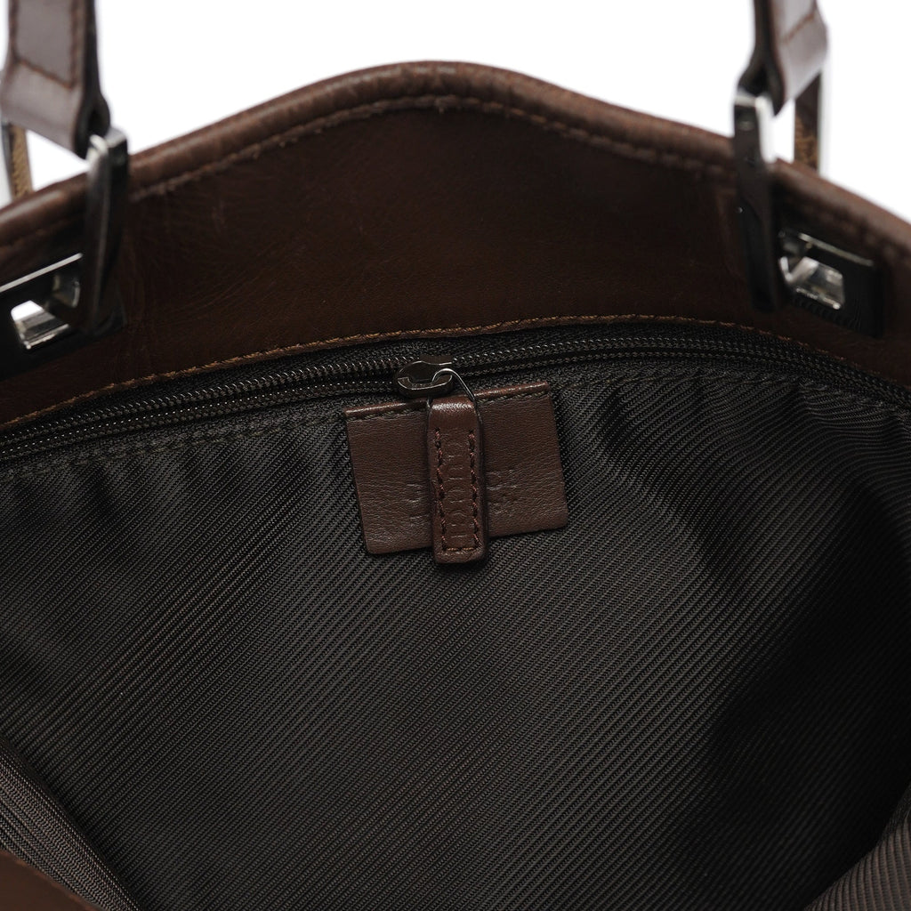 Beige Brown GG Tote Bag