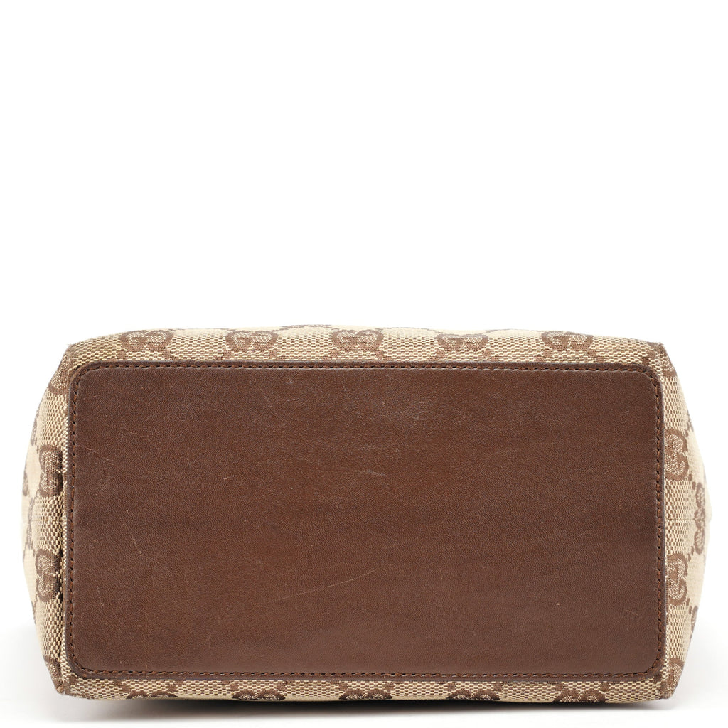 Beige Brown GG Tote Bag