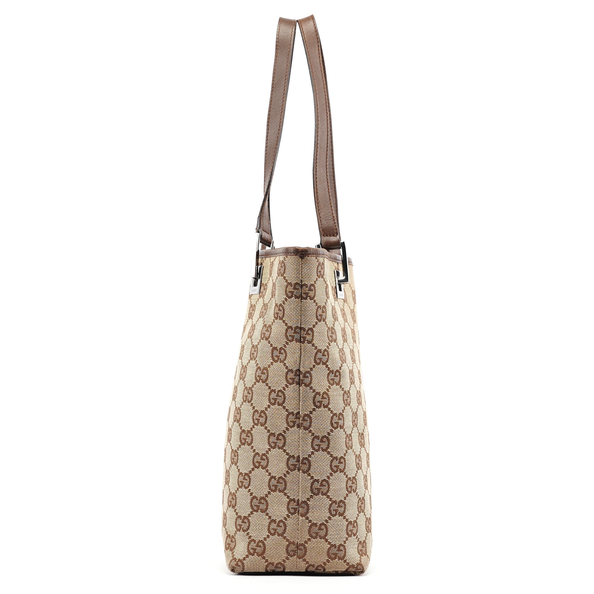 Beige Brown GG Tote Bag