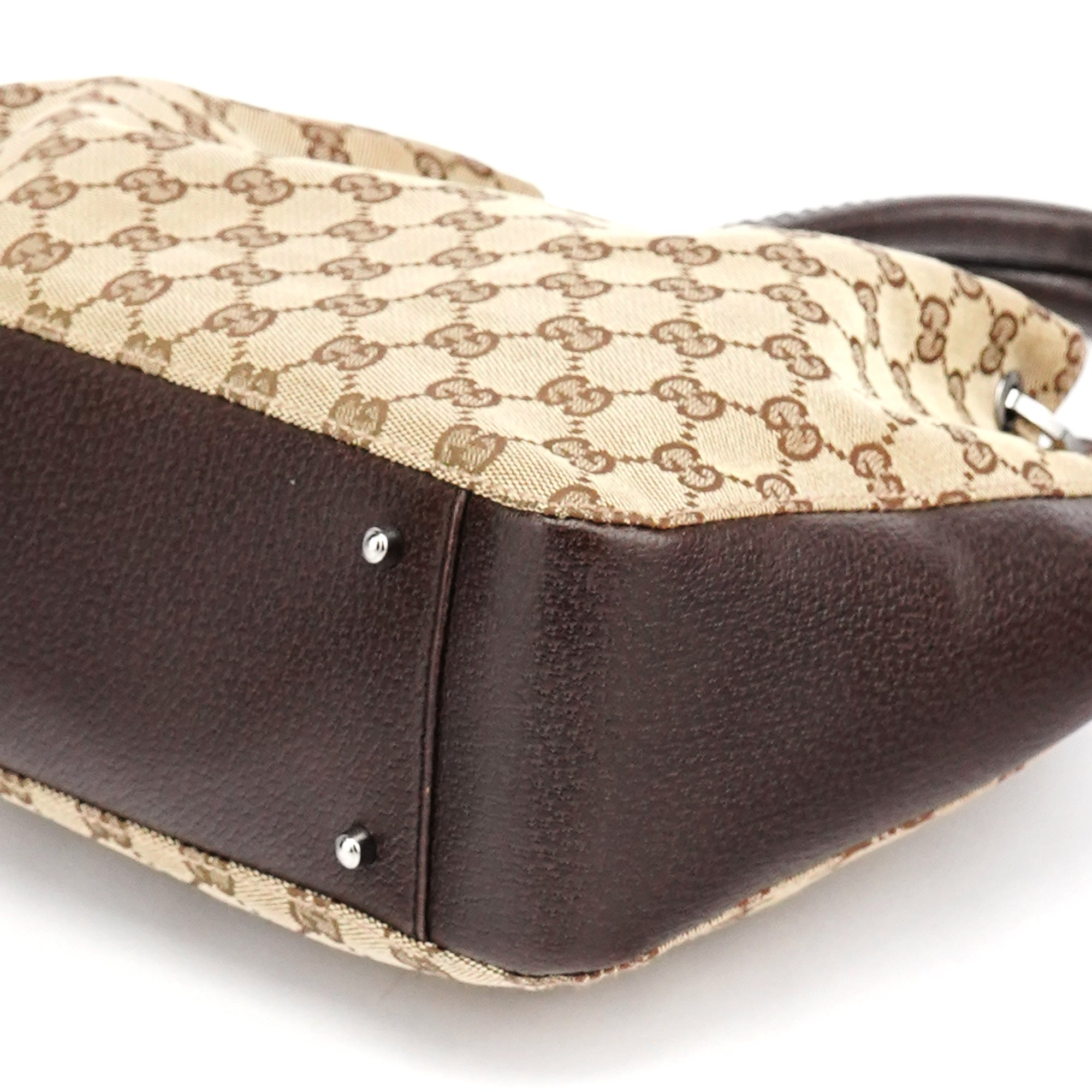 Beige Brown GG Tote Bag