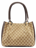 Beige Brown GG Tote Bag