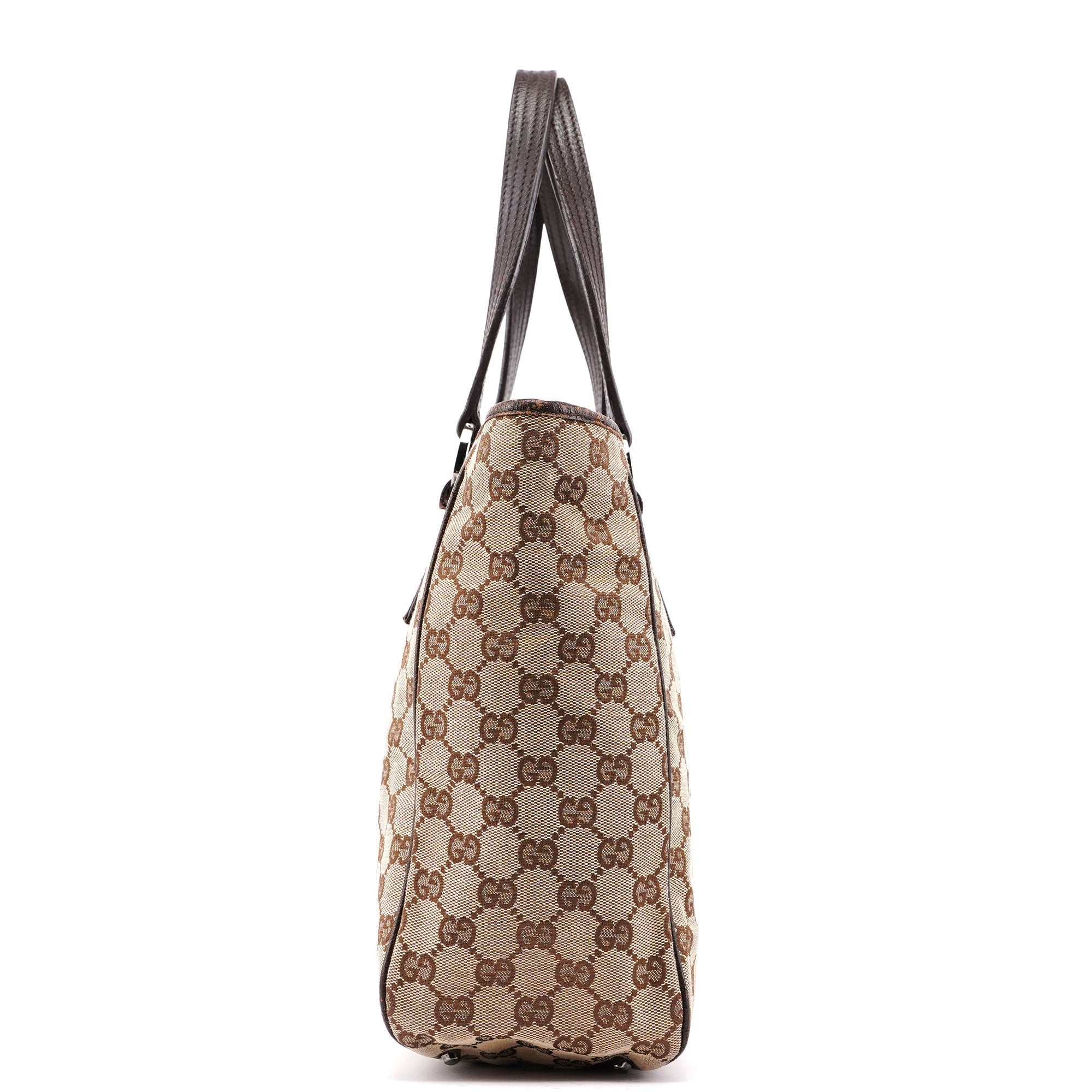 Beige Brown GG Tote Bag