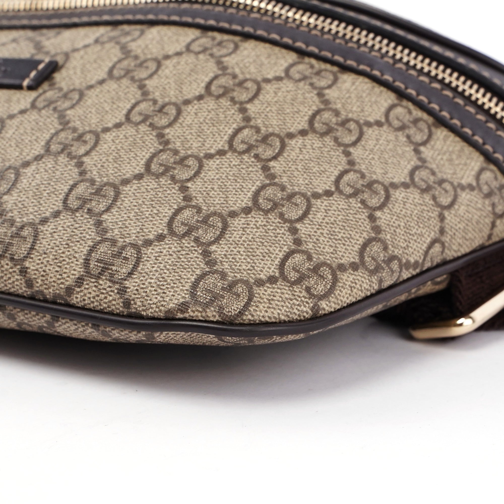 Beige Brown GG Waist Bag