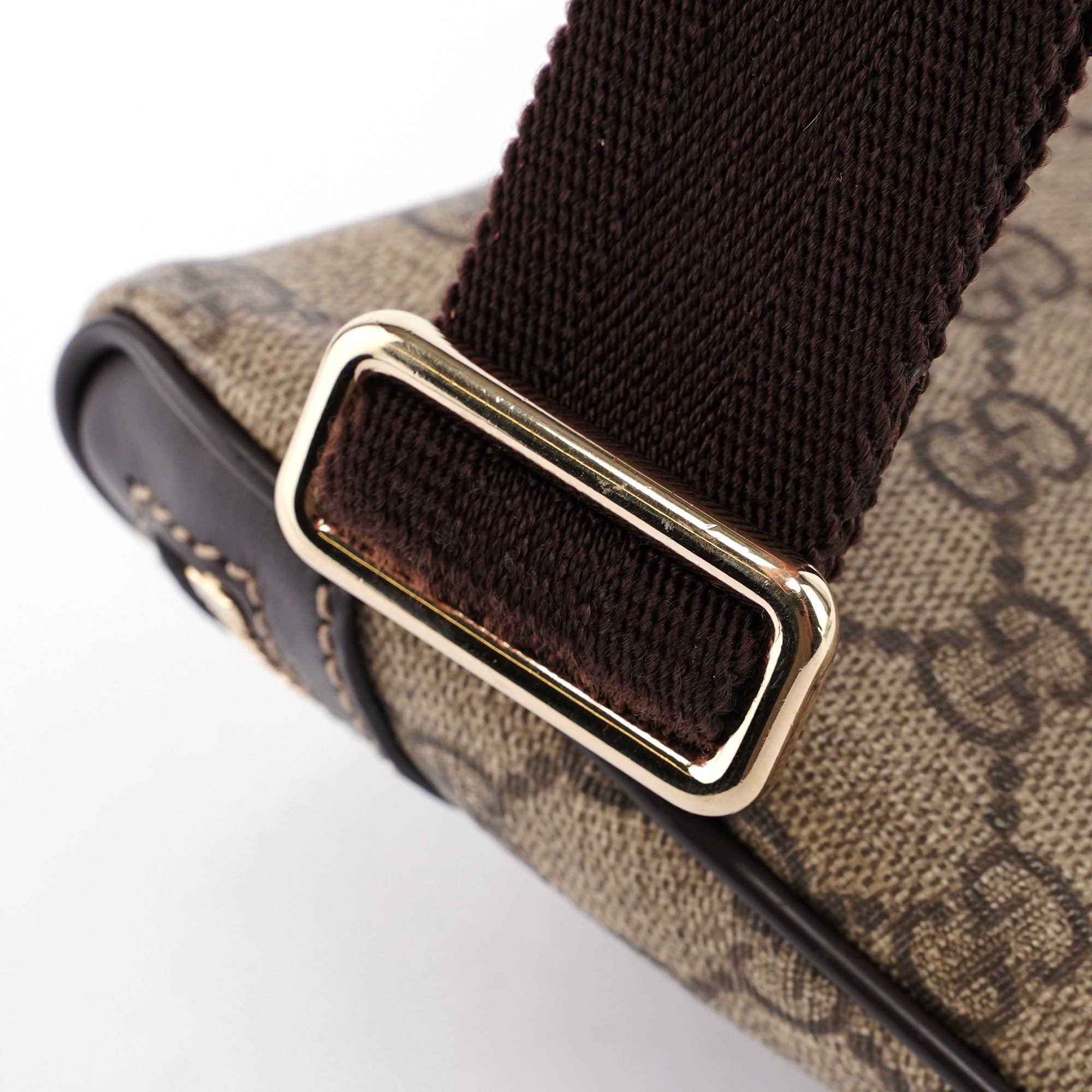 Beige Brown GG Waist Bag