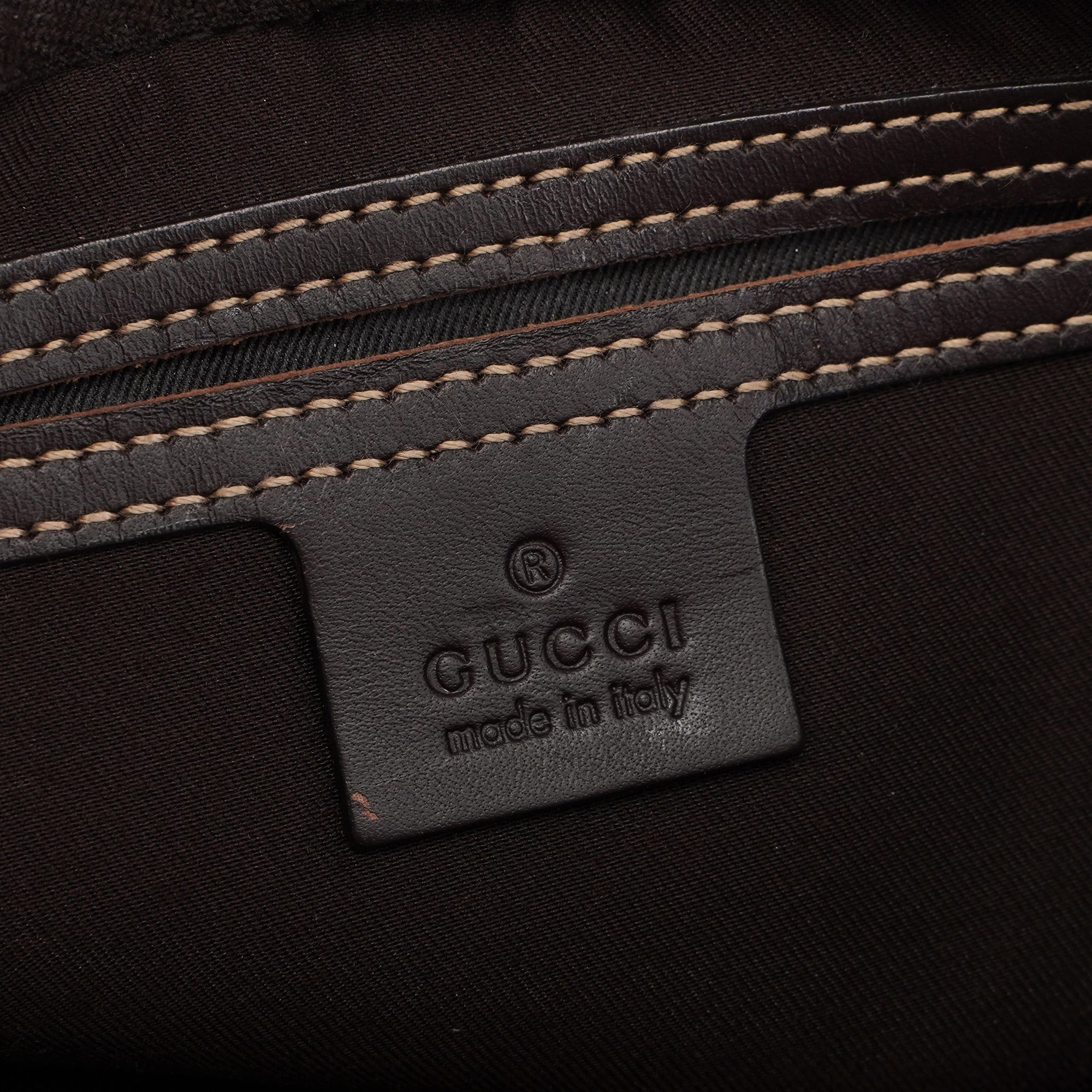 Beige Brown GG Waist Bag