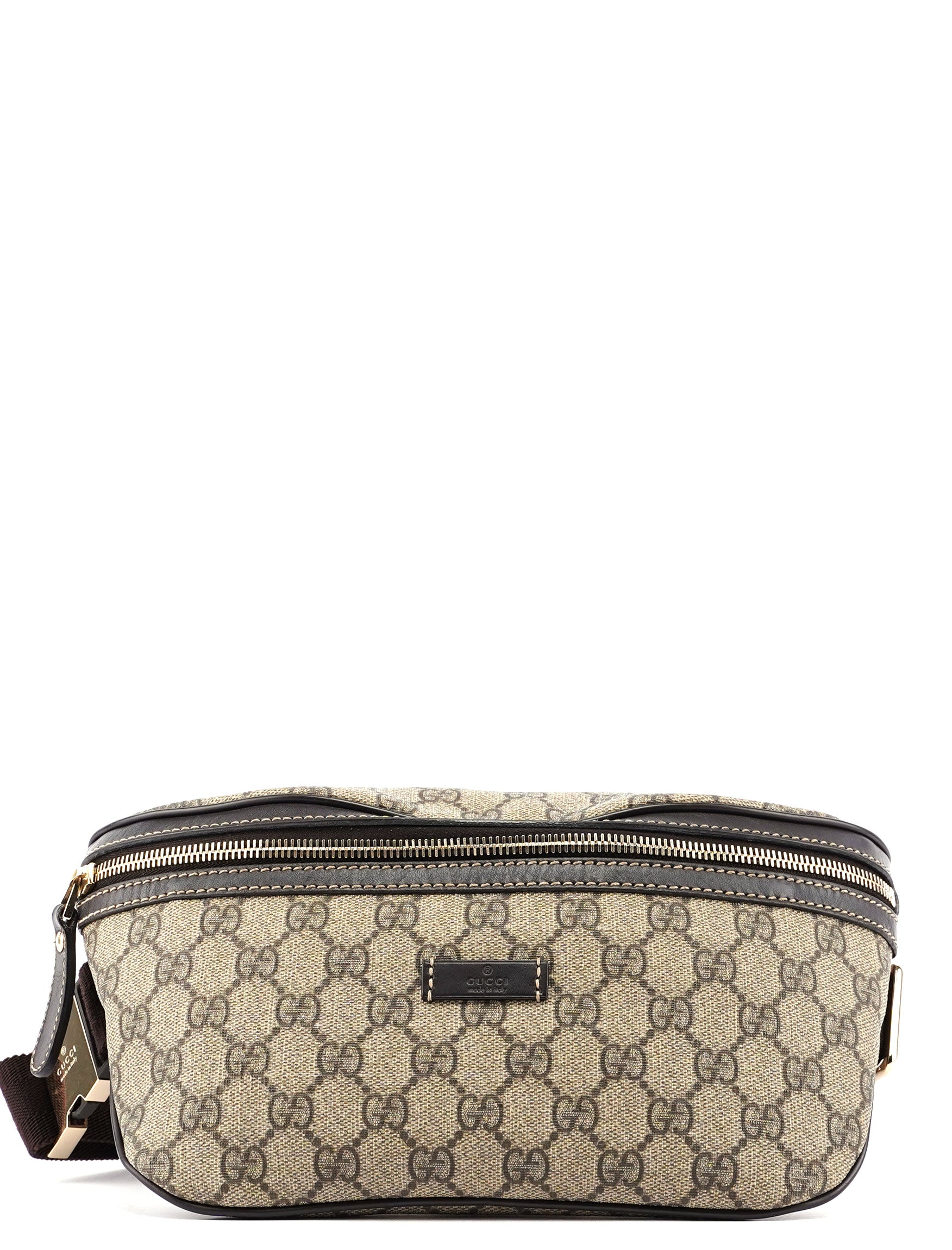 Beige Brown GG Waist Bag