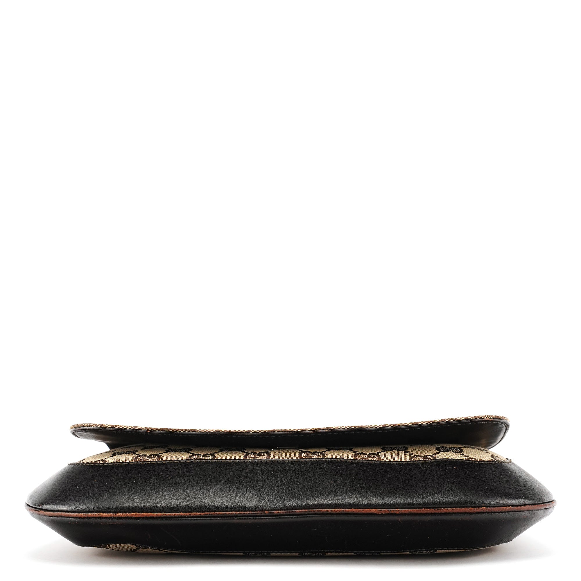 Beige Brown GG Wood Chain Shoulder Bag
