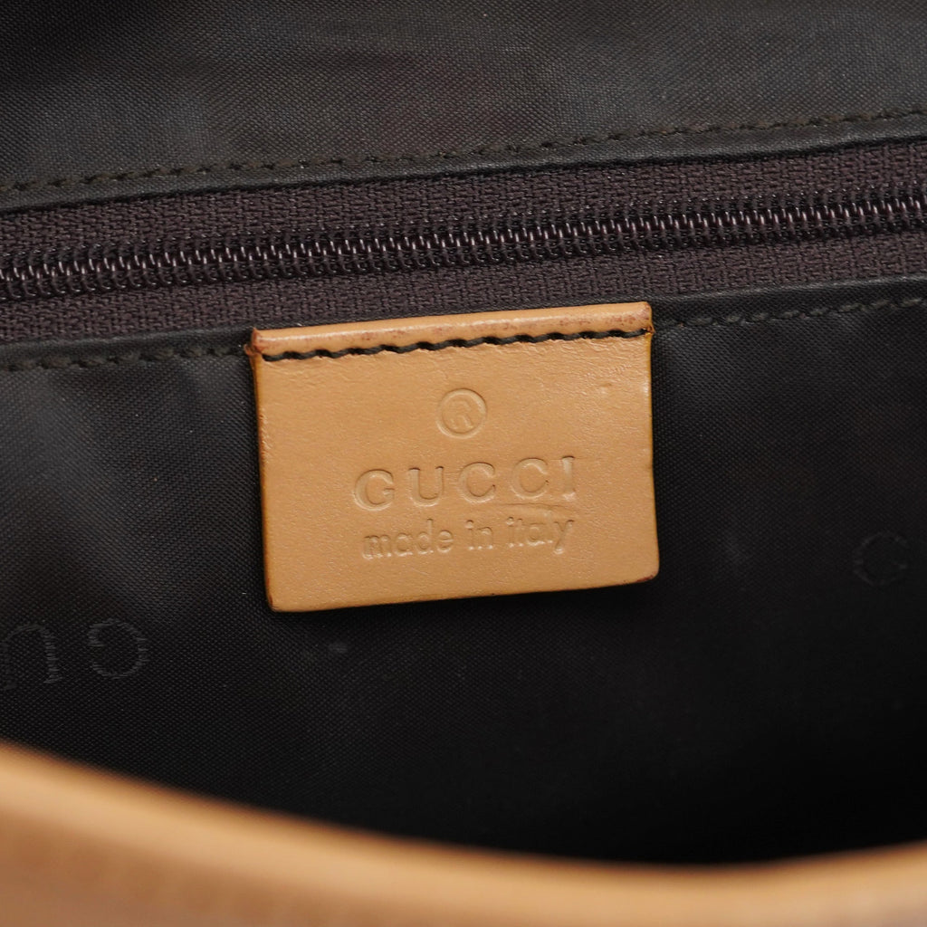 Beige Calfskin Jackie Shoulder Bag