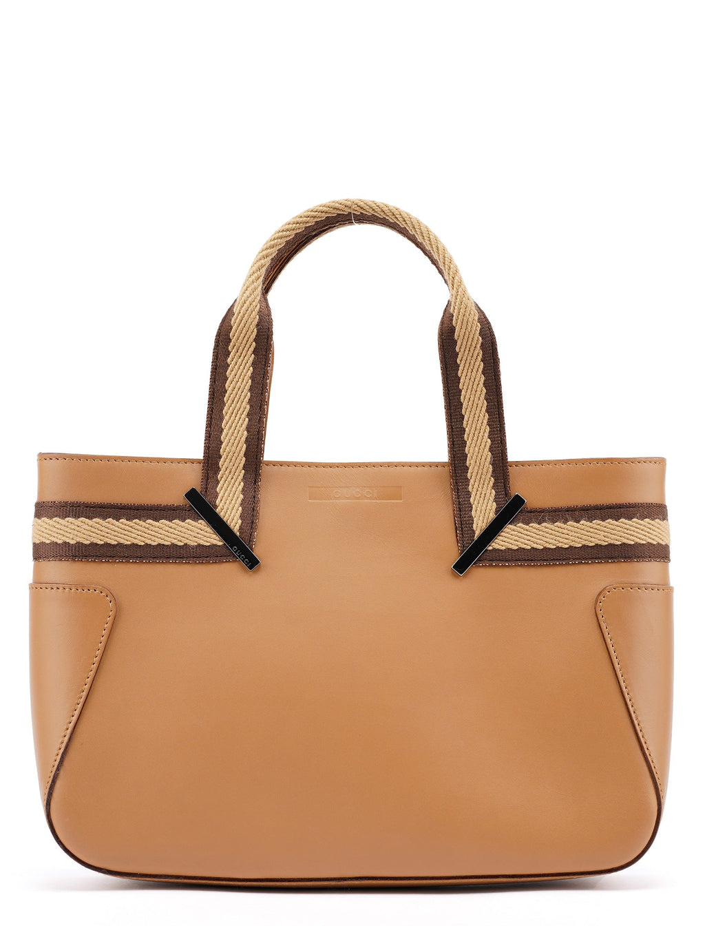 Beige Calfskin Tote Bag