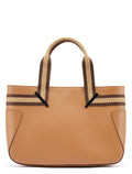 Beige Calfskin Tote Bag