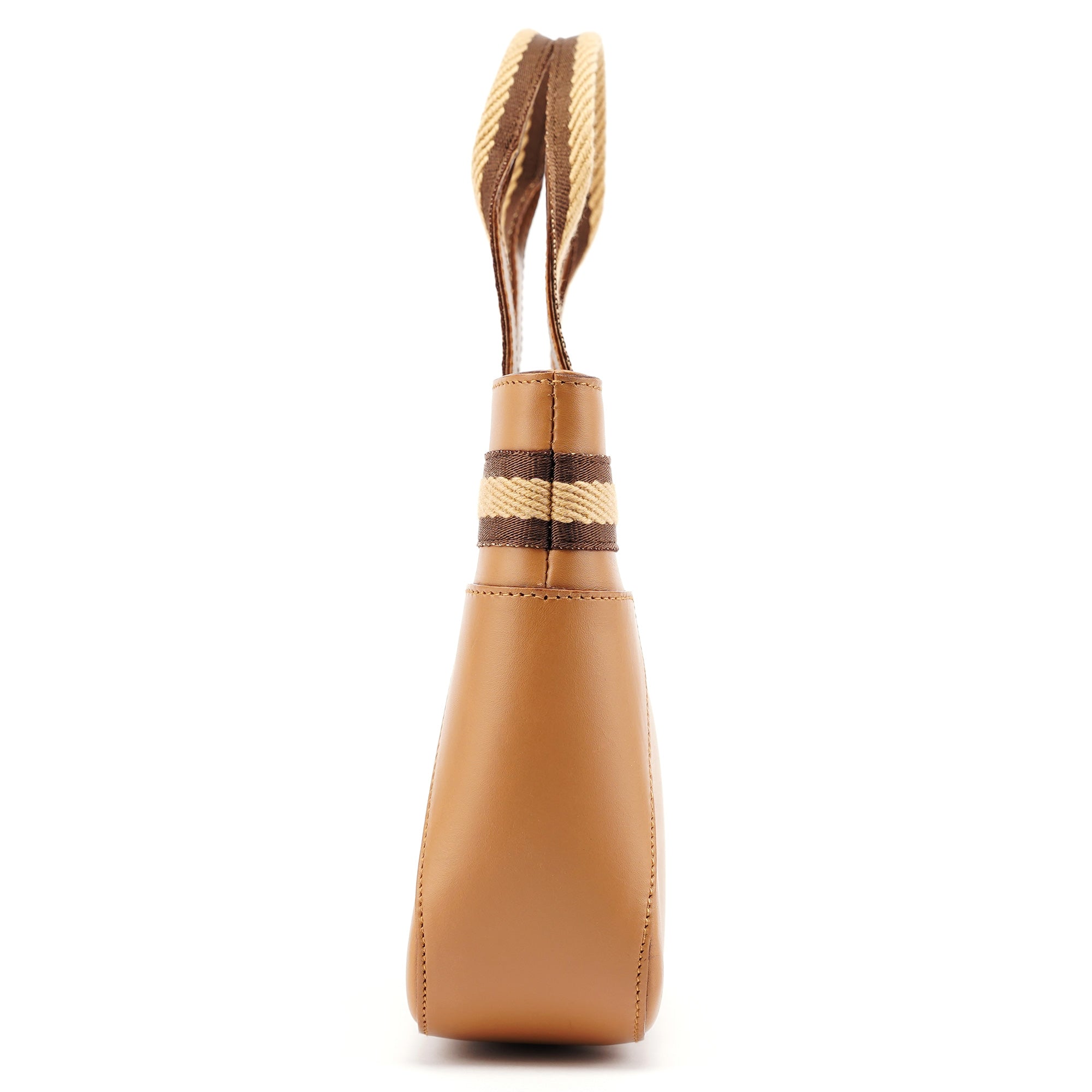 Beige Calfskin Tote Bag