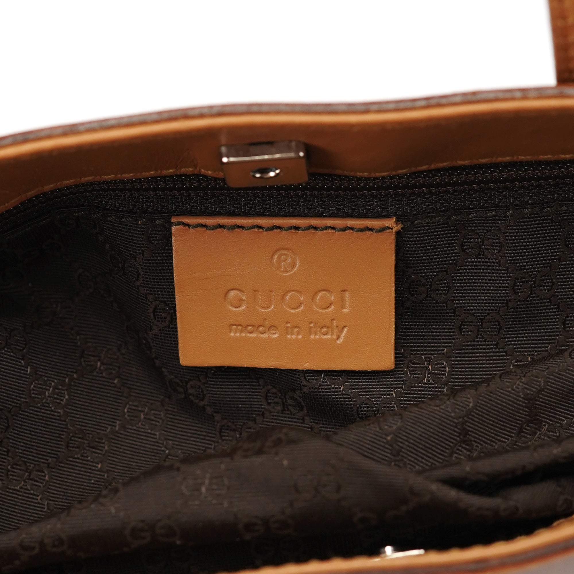 Beige Calfskin Tote Bag