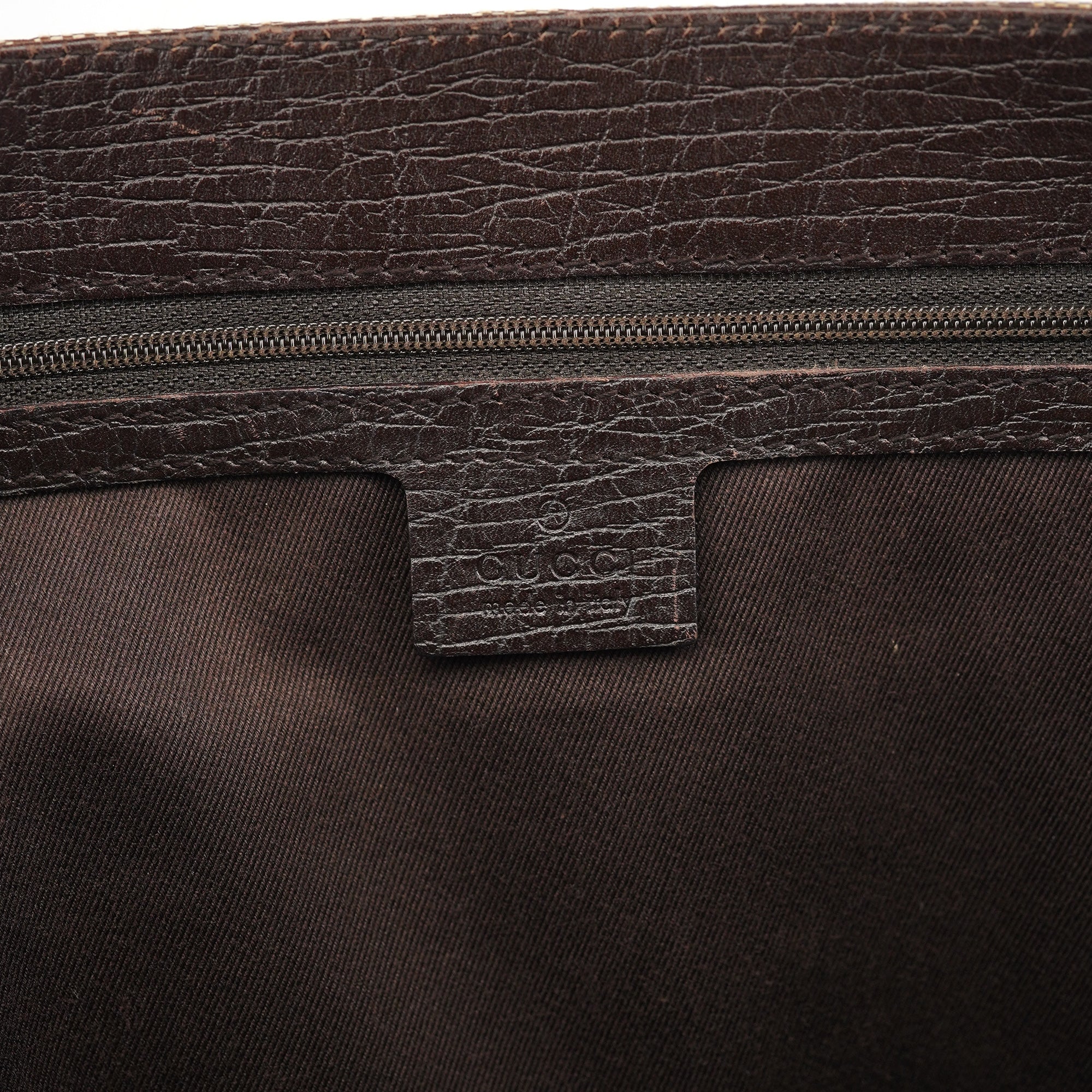 Beige GG Bamboo Tote Bag