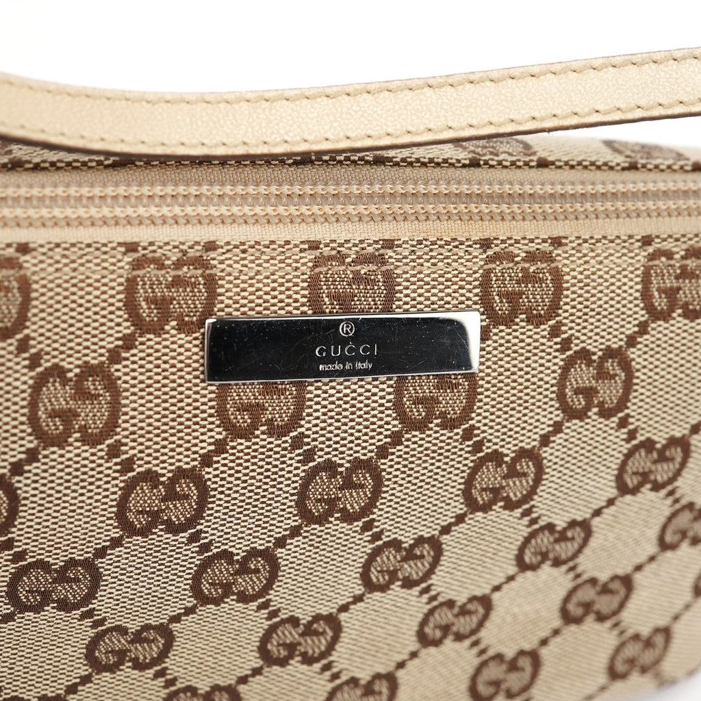 Beige GG Boat Pochette