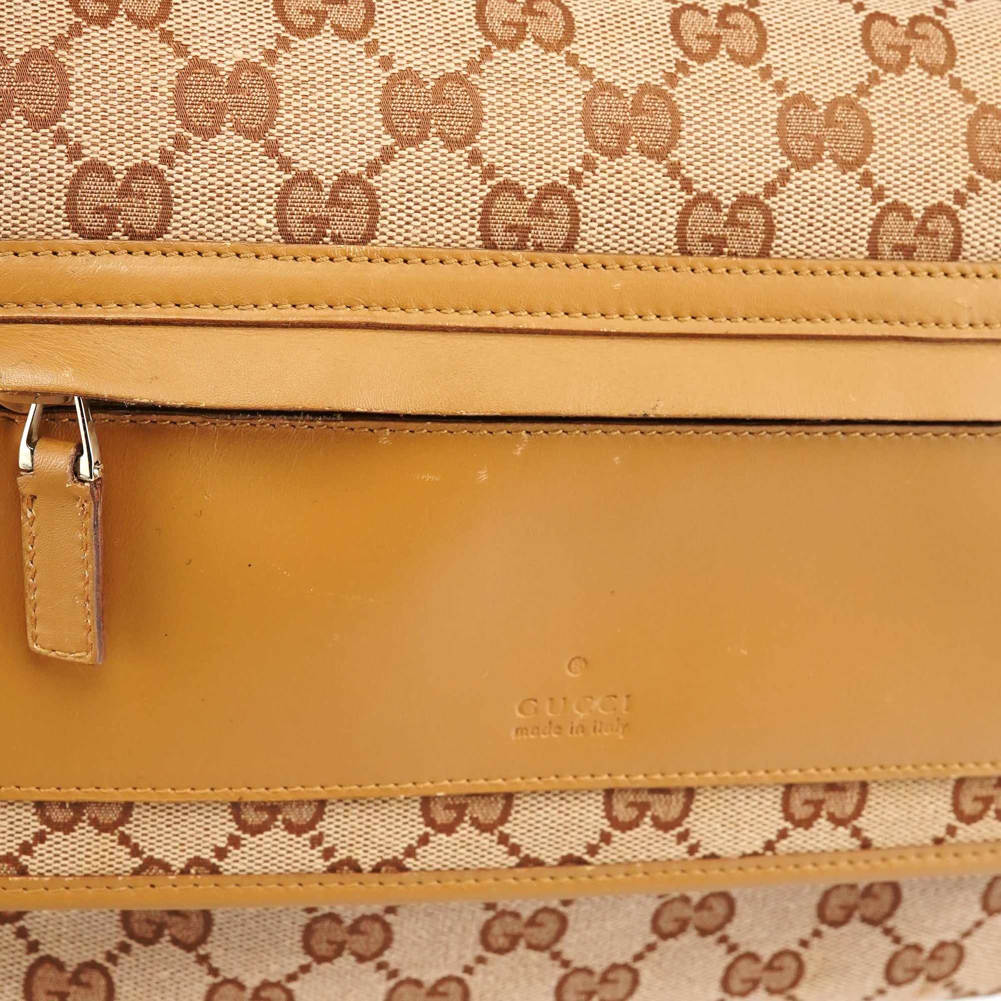 Beige GG Crossbody Bag