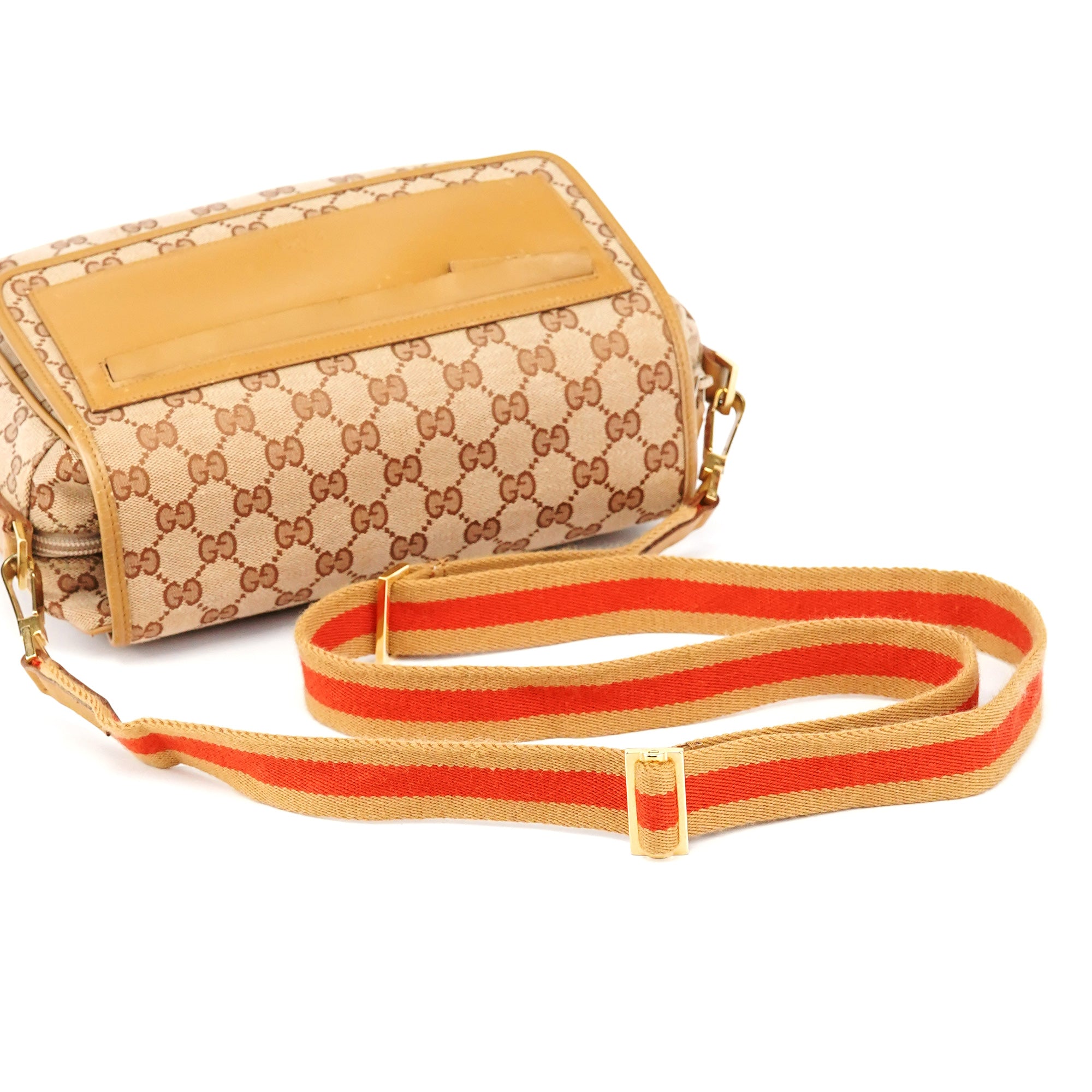 Beige GG Crossbody Bag